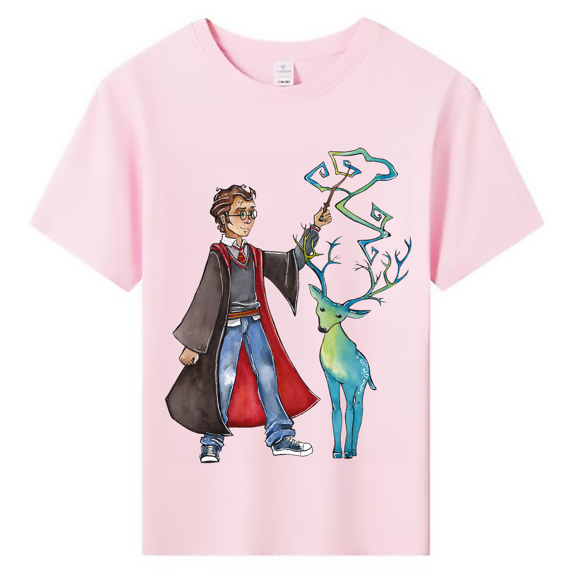 （画像用） Harry Potter ハリー・ポッターシリーズ 綿100％キッズTシャツ（フロントプリント）