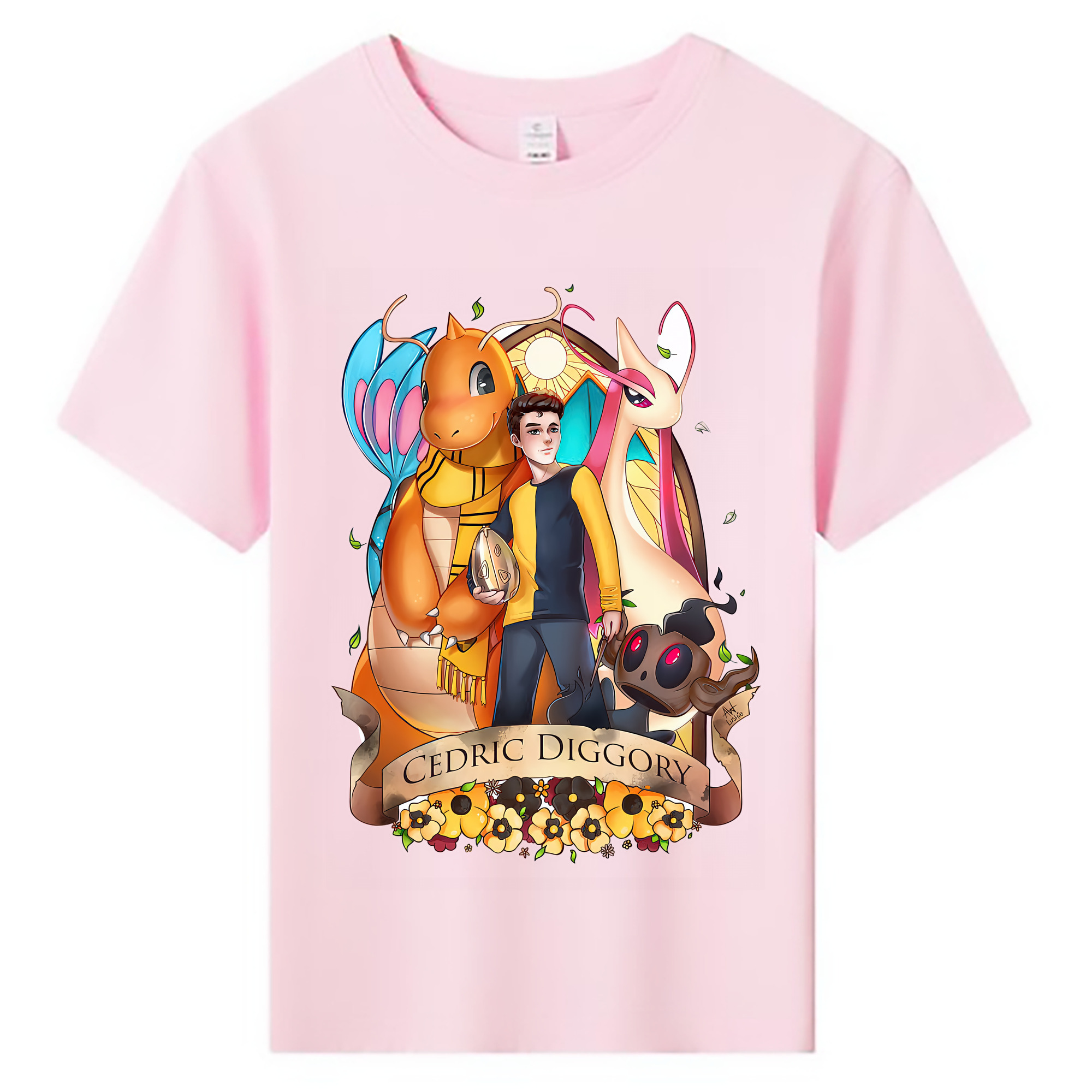（画像用） Harry Potter ハリー・ポッターシリーズ 綿100％キッズTシャツ（フロントプリント）