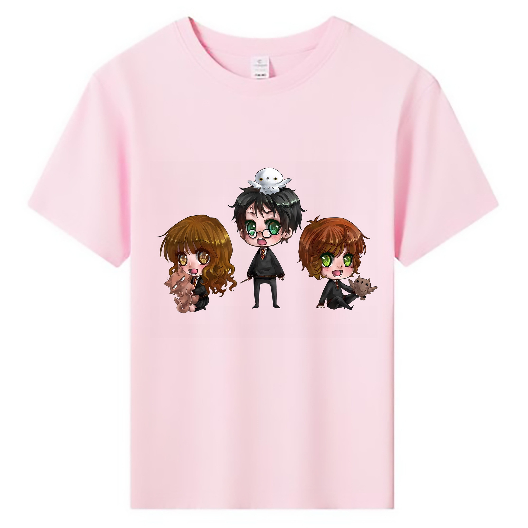 （画像用） Harry Potter ハリー・ポッターシリーズ 綿100％キッズTシャツ（フロントプリント）