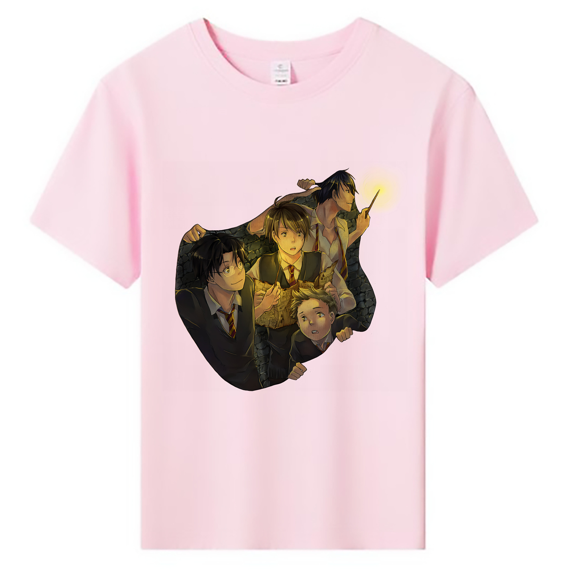 （画像用） Harry Potter ハリー・ポッターシリーズ 綿100％キッズTシャツ（フロントプリント）
