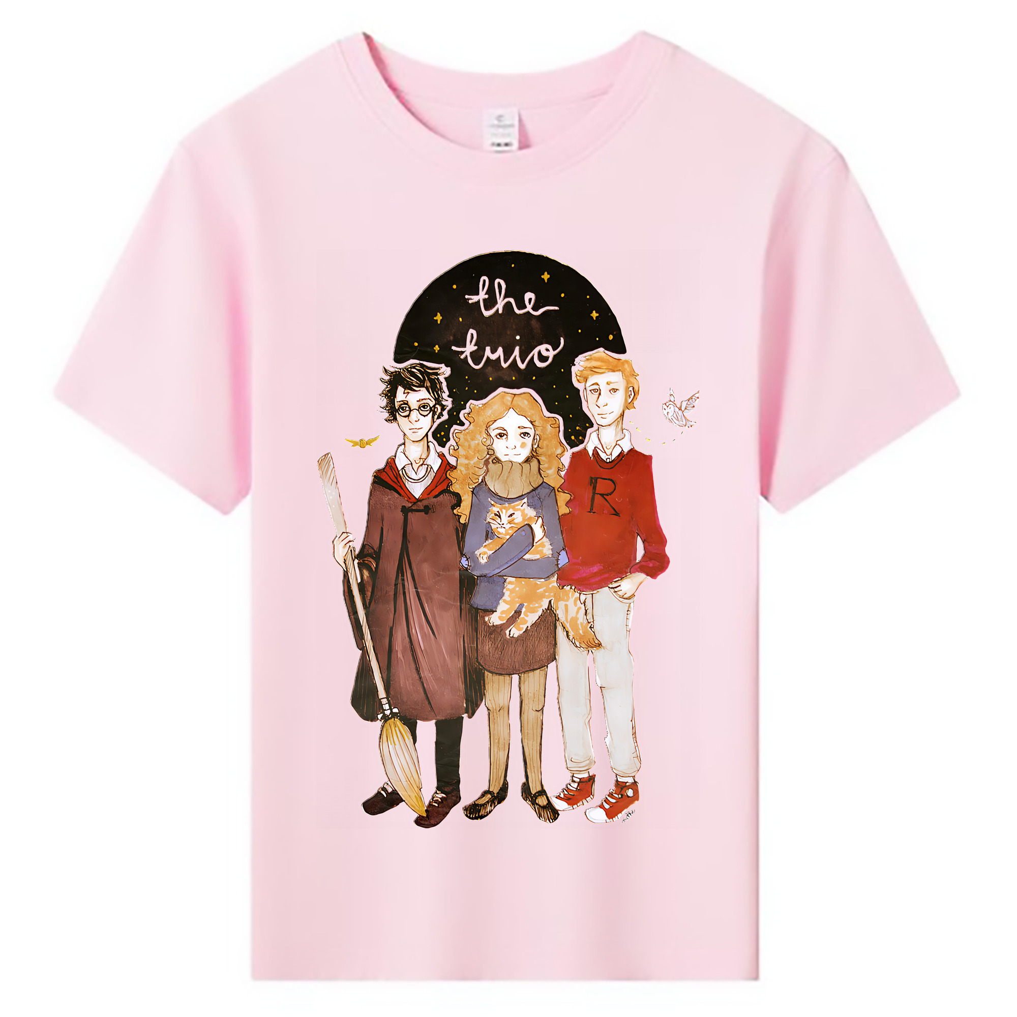 （画像用） Harry Potter ハリー・ポッターシリーズ 綿100％キッズTシャツ（フロントプリント）