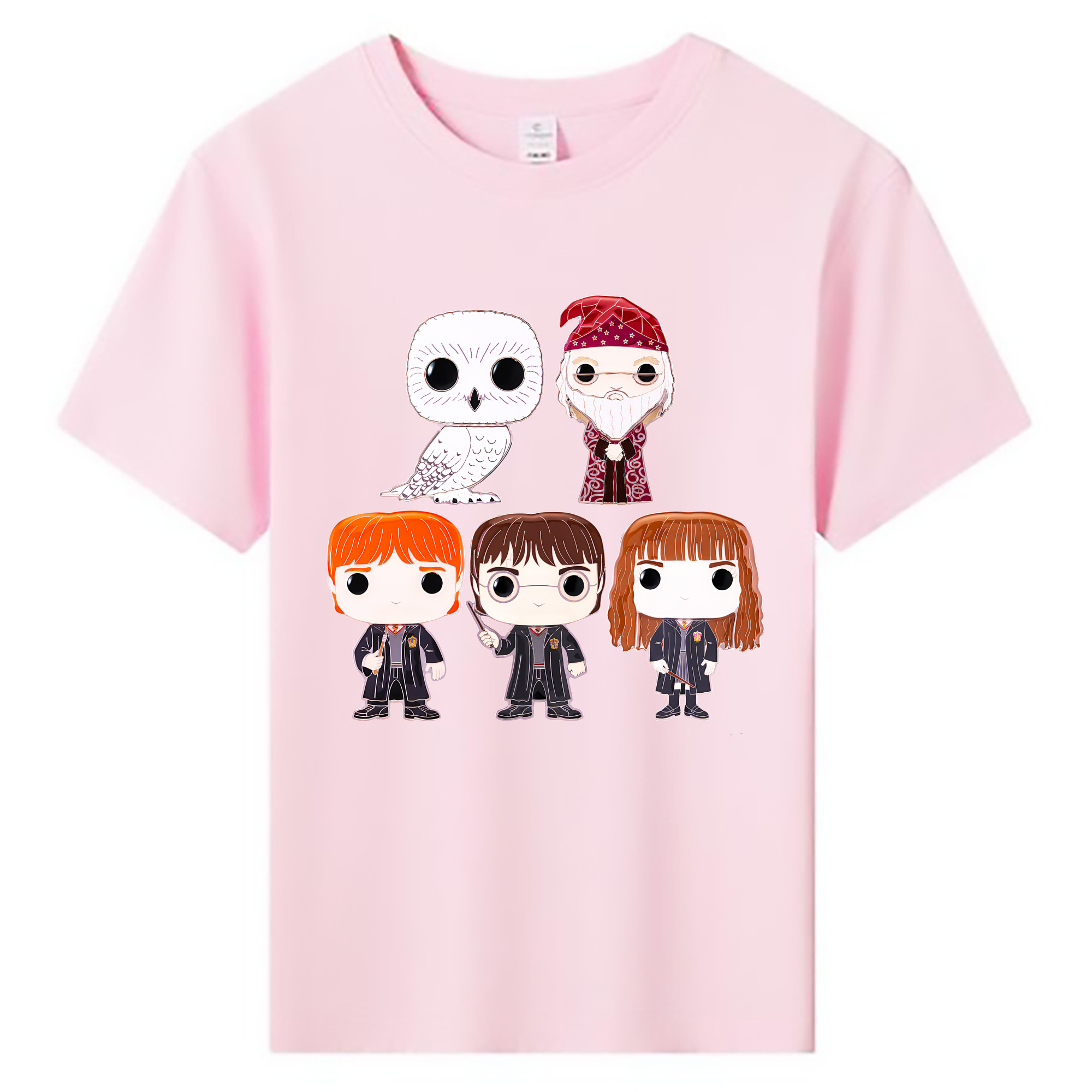 （画像用） Harry Potter ハリー・ポッターシリーズ 綿100％キッズTシャツ（フロントプリント）
