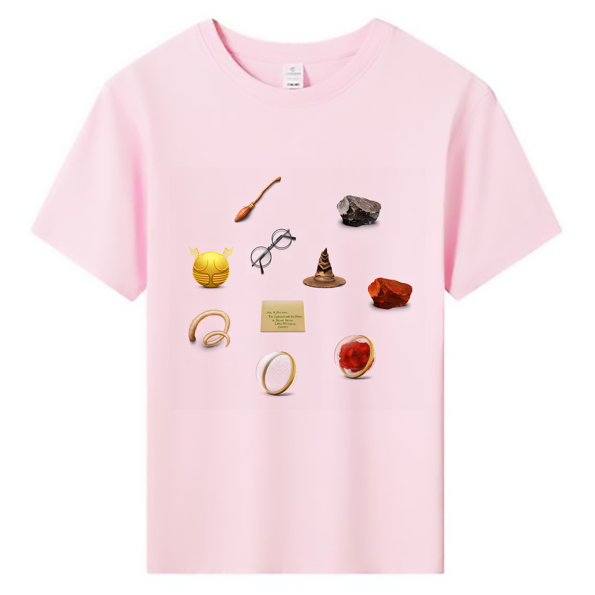 （画像用） Harry Potter ハリー・ポッターシリーズ 綿100％キッズTシャツ（フロントプリント）