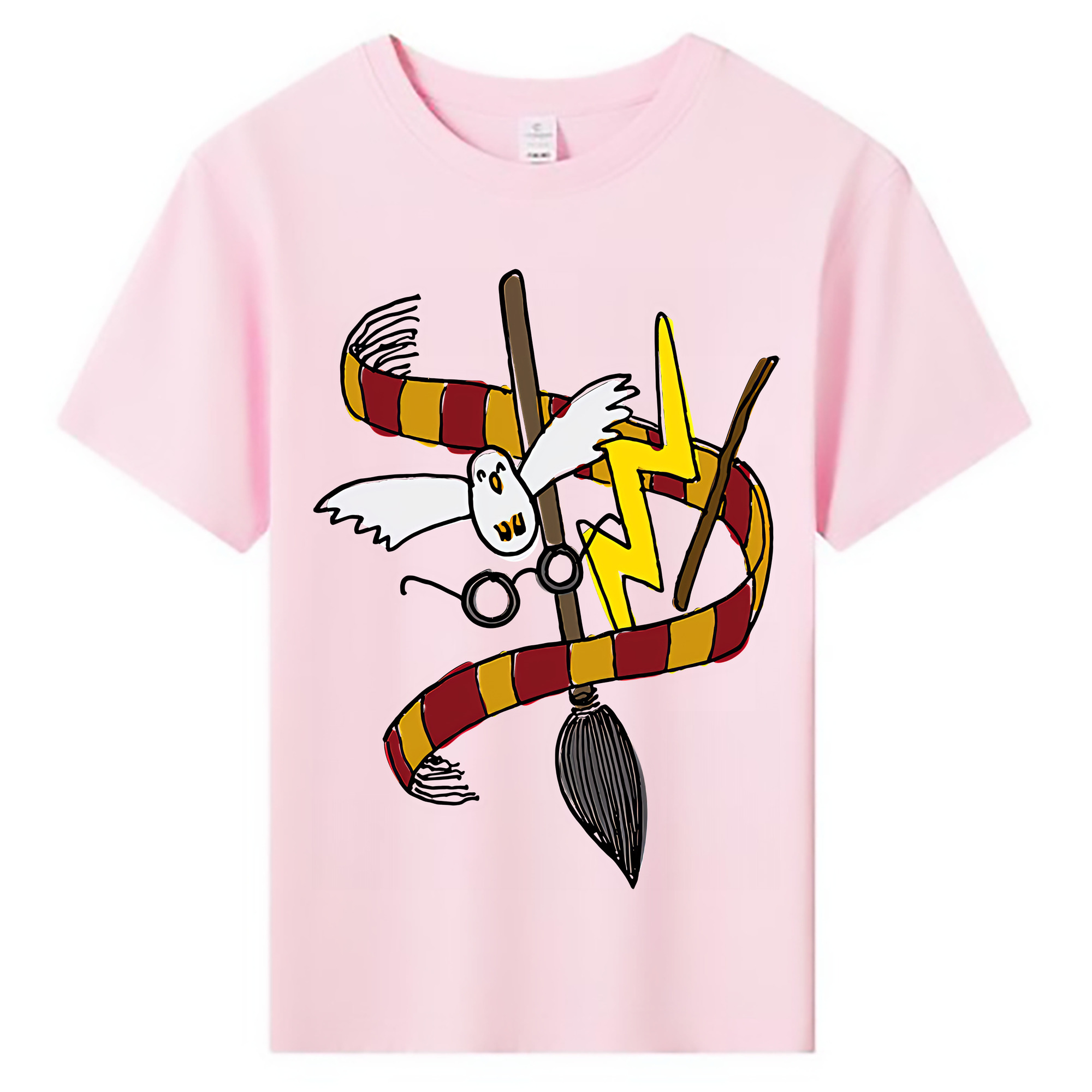 （画像用） Harry Potter ハリー・ポッターシリーズ 綿100％キッズTシャツ（フロントプリント）