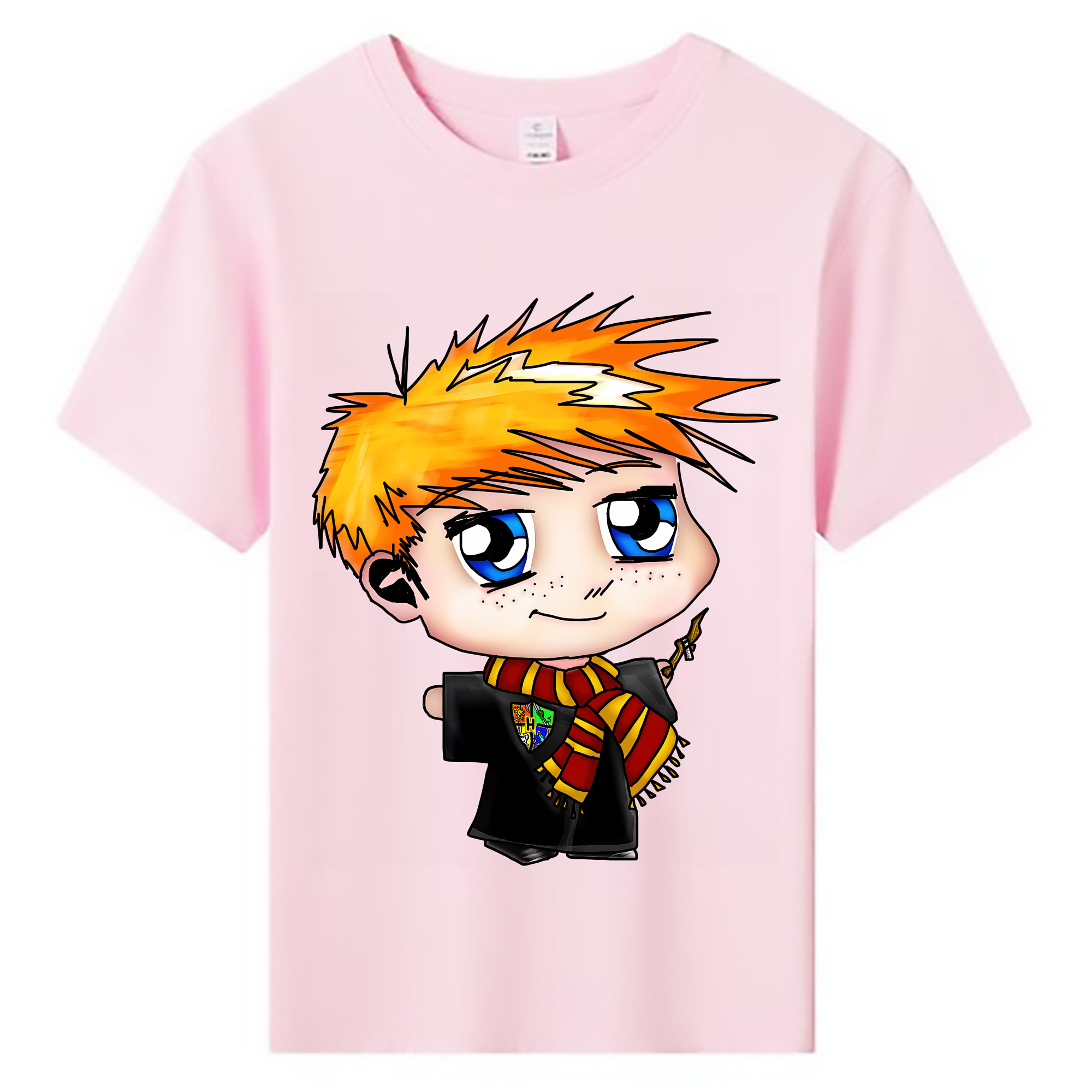（画像用） Harry Potter ハリー・ポッターシリーズ 綿100％キッズTシャツ（フロントプリント）