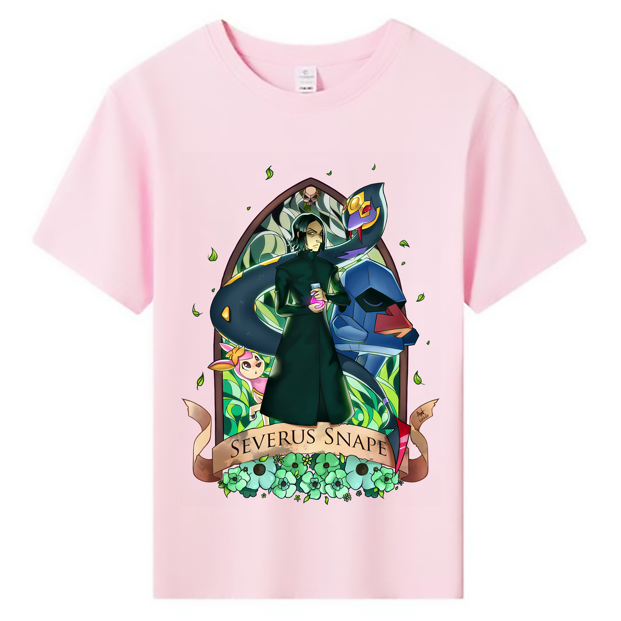 （画像用） Harry Potter ハリー・ポッターシリーズ 綿100％キッズTシャツ（フロントプリント）