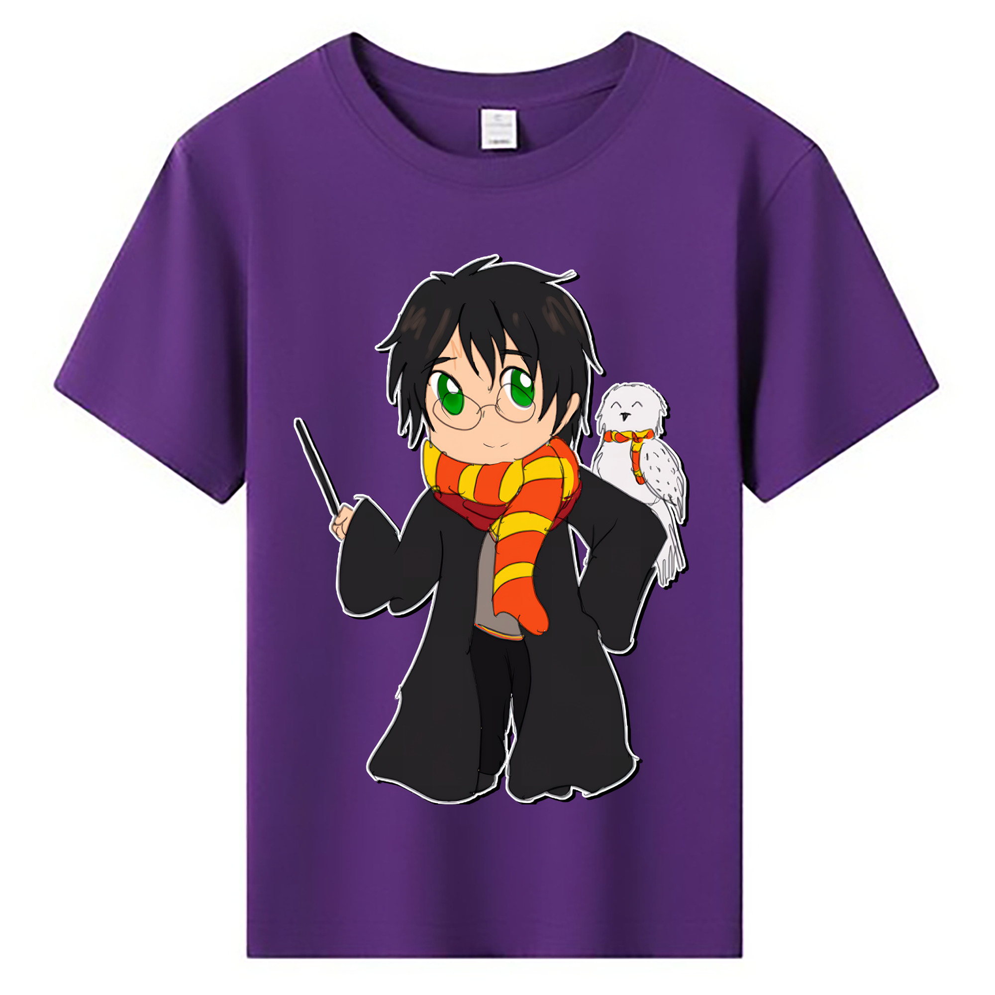 （画像用） Harry Potter ハリー・ポッターシリーズ 綿100％キッズTシャツ（フロントプリント）