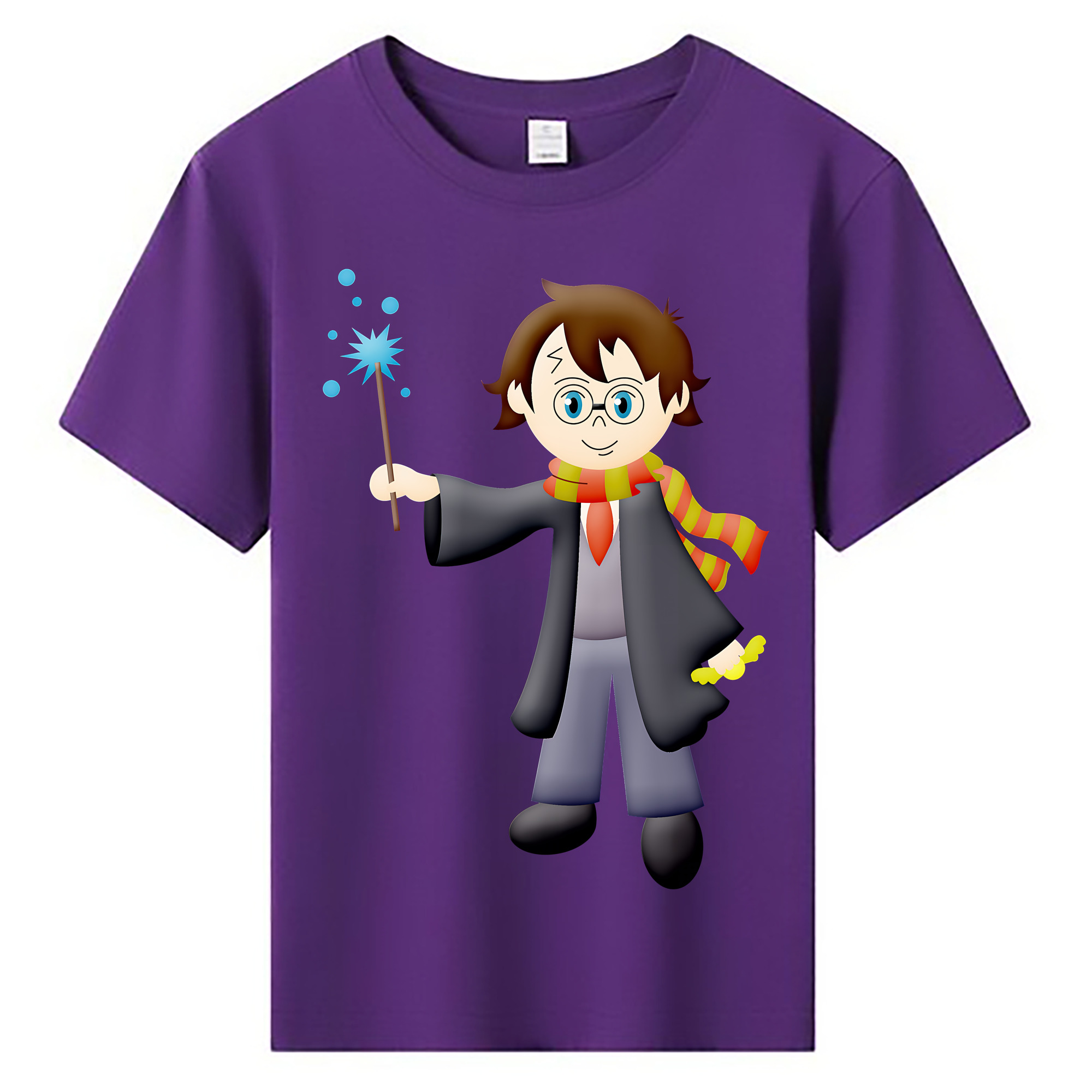 （画像用） Harry Potter ハリー・ポッターシリーズ 綿100％キッズTシャツ（フロントプリント）