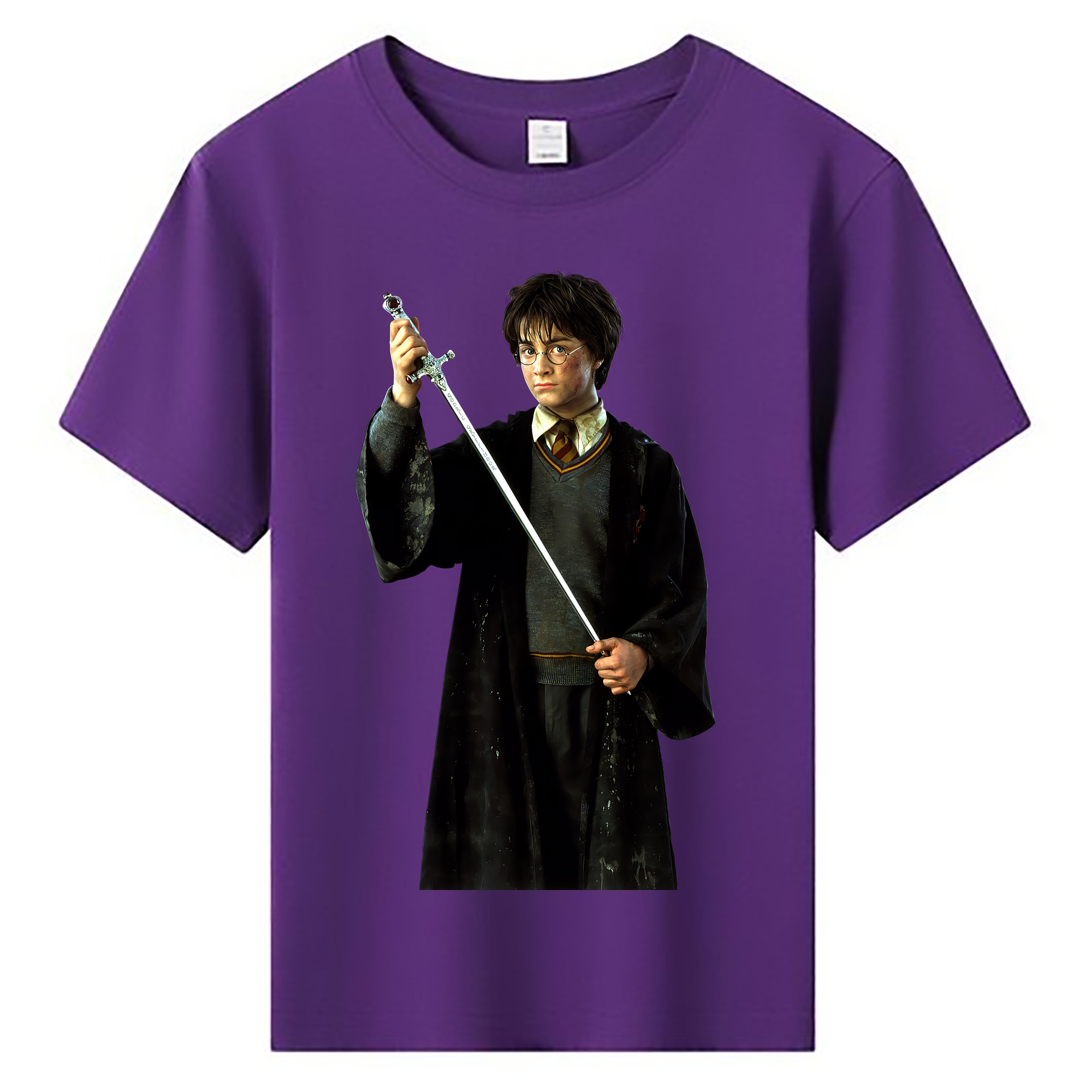 （画像用） Harry Potter ハリー・ポッターシリーズ 綿100％キッズTシャツ（フロントプリント）