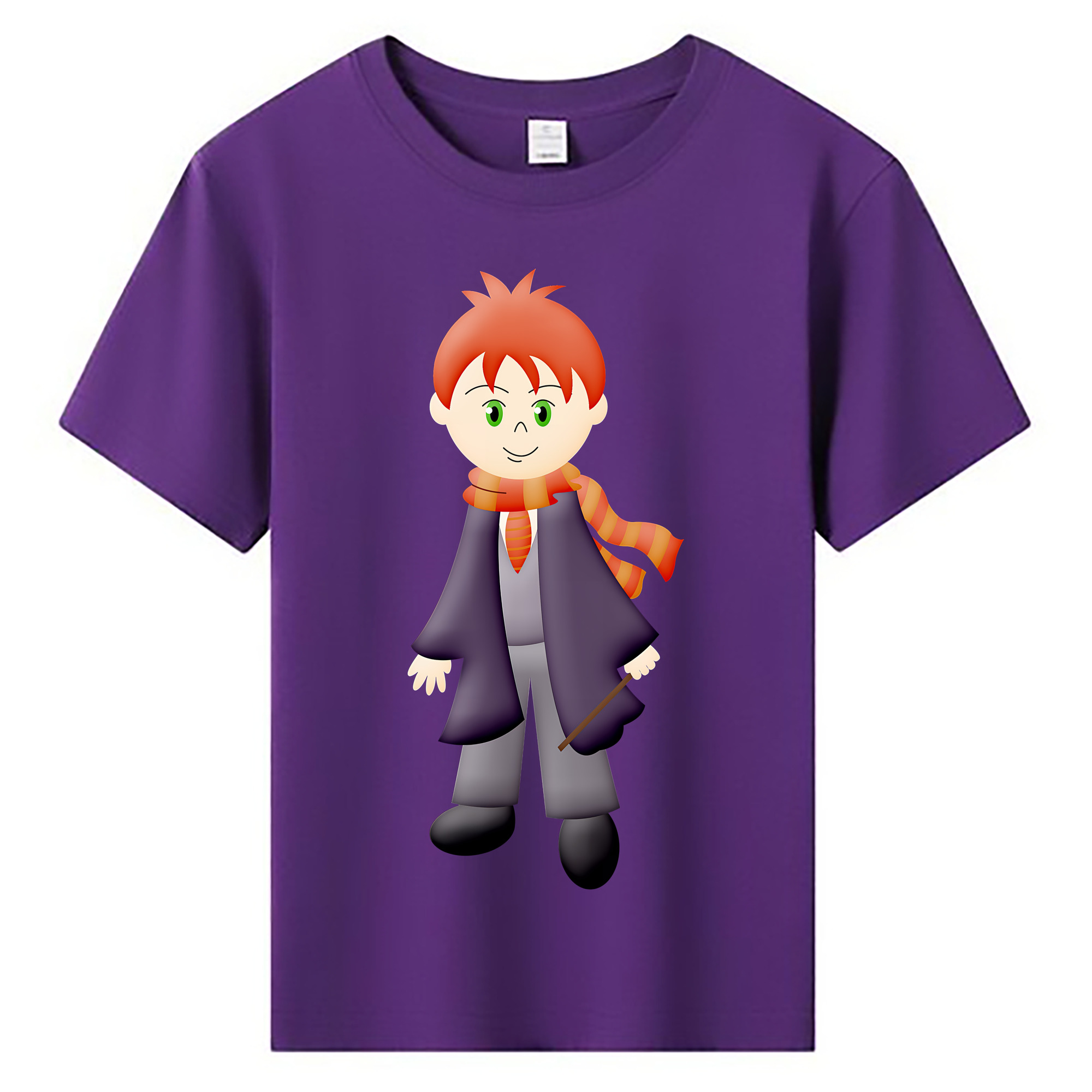 （画像用） Harry Potter ハリー・ポッターシリーズ 綿100％キッズTシャツ（フロントプリント）
