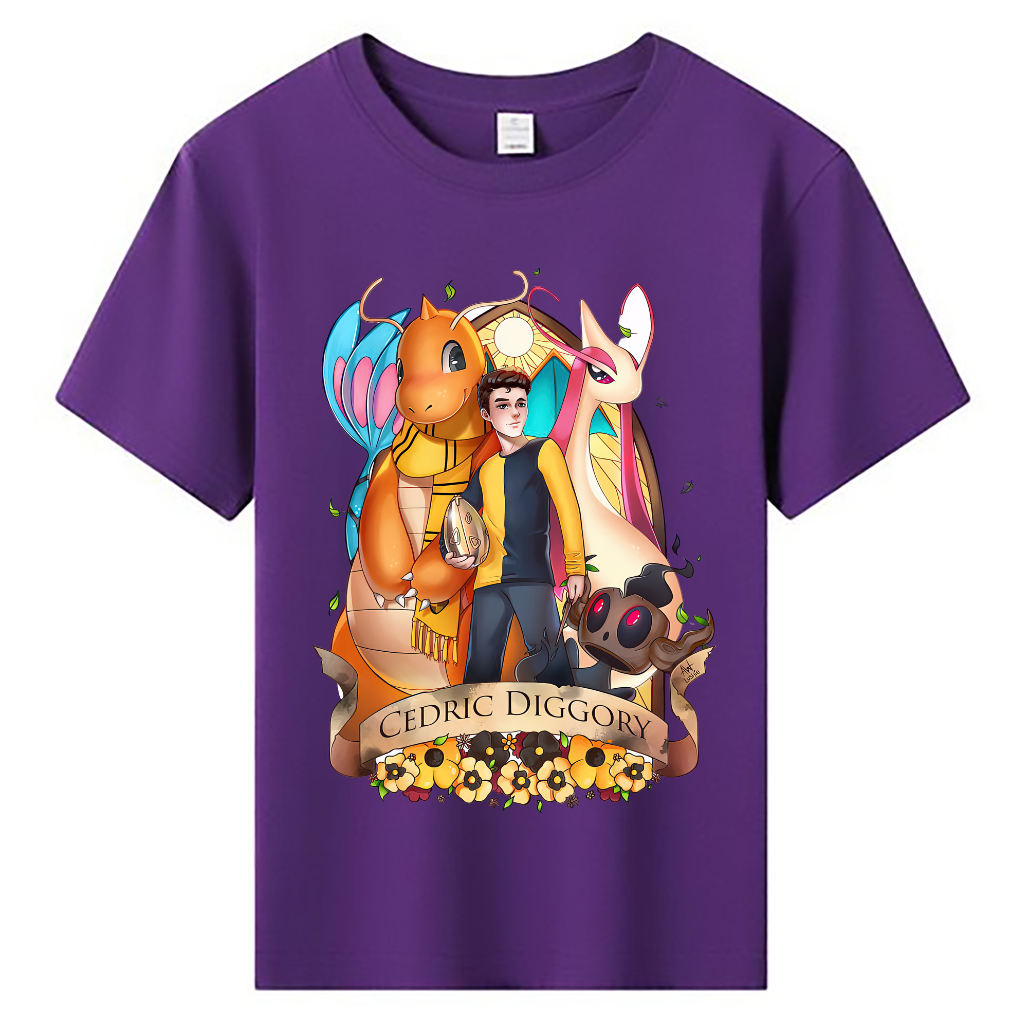 （画像用） Harry Potter ハリー・ポッターシリーズ 綿100％キッズTシャツ（フロントプリント）