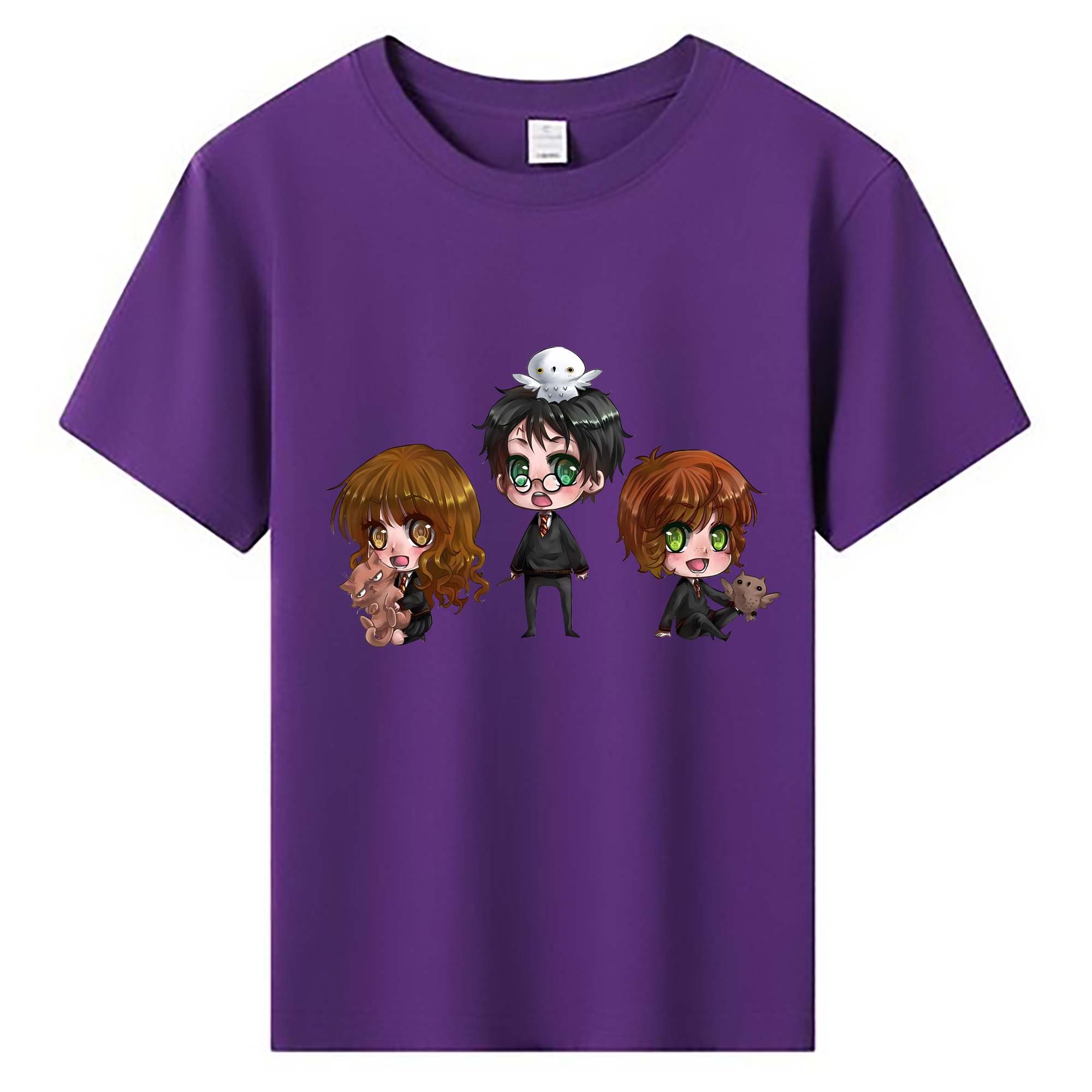 （画像用） Harry Potter ハリー・ポッターシリーズ 綿100％キッズTシャツ（フロントプリント）