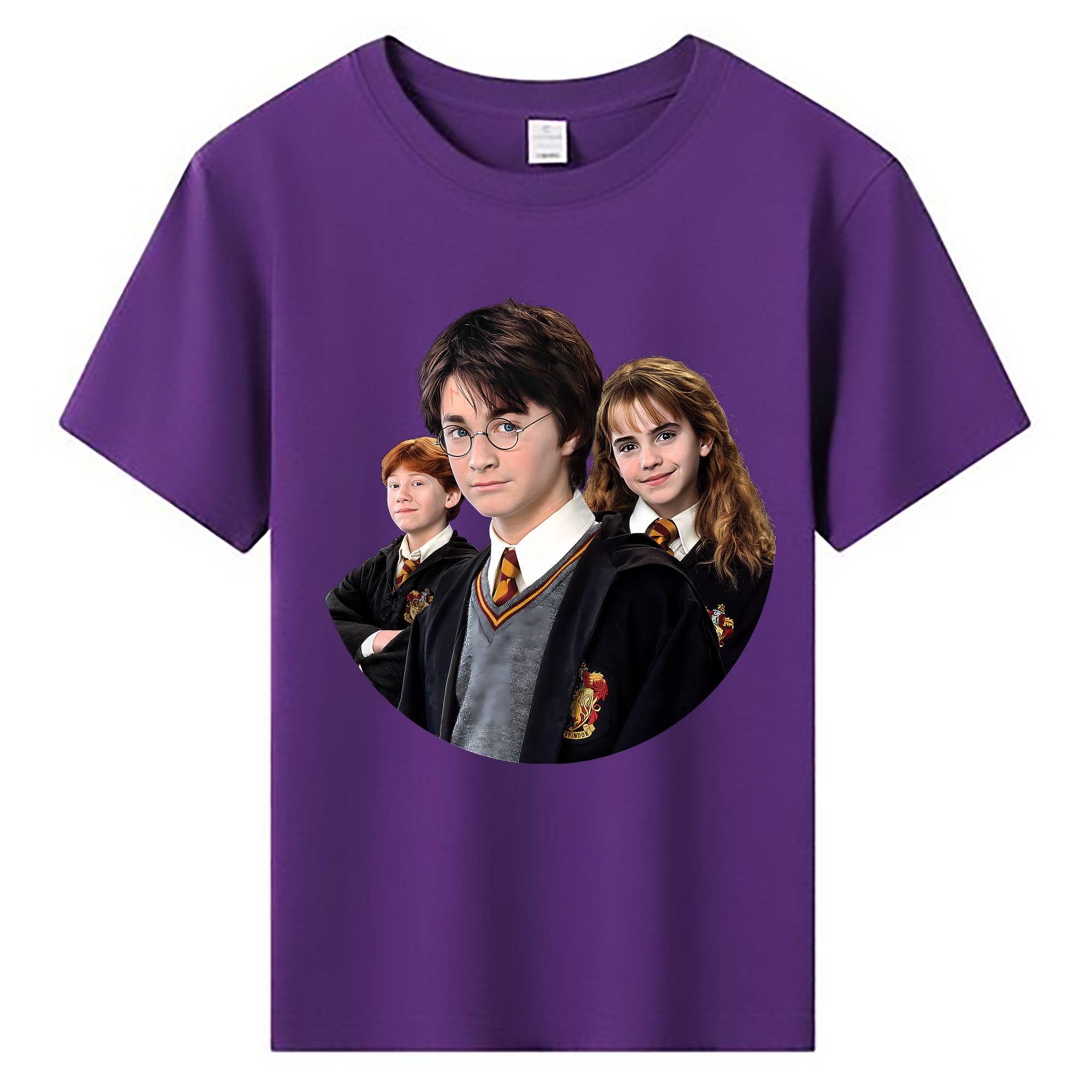 （画像用） Harry Potter ハリー・ポッターシリーズ 綿100％キッズTシャツ（フロントプリント）
