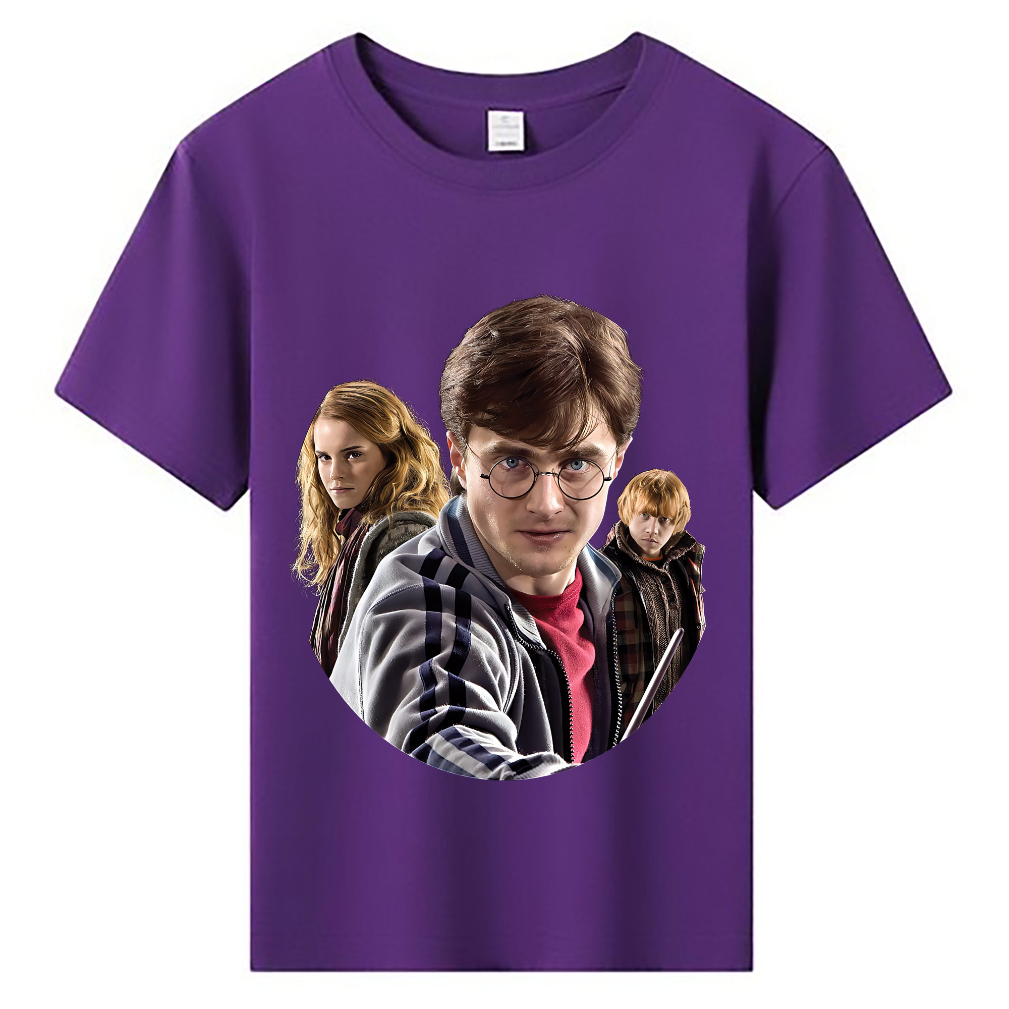 （画像用） Harry Potter ハリー・ポッターシリーズ 綿100％キッズTシャツ（フロントプリント）