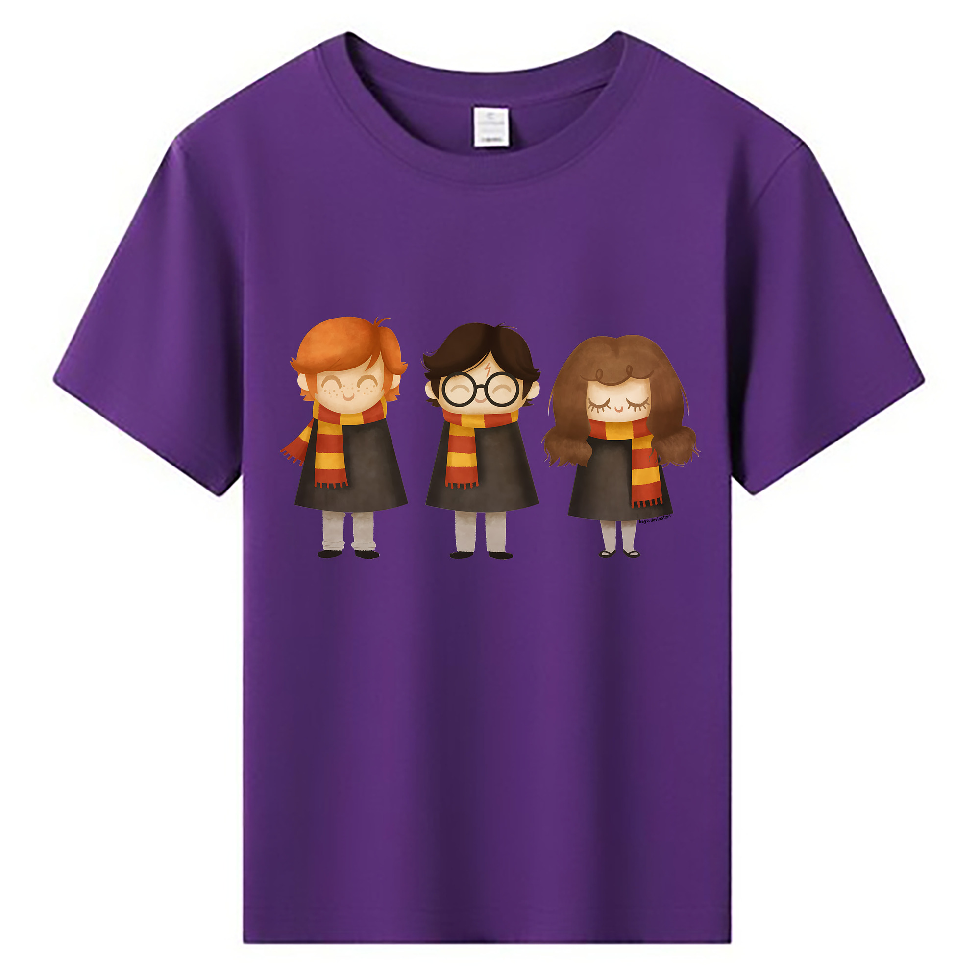 （画像用） Harry Potter ハリー・ポッターシリーズ 綿100％キッズTシャツ（フロントプリント）