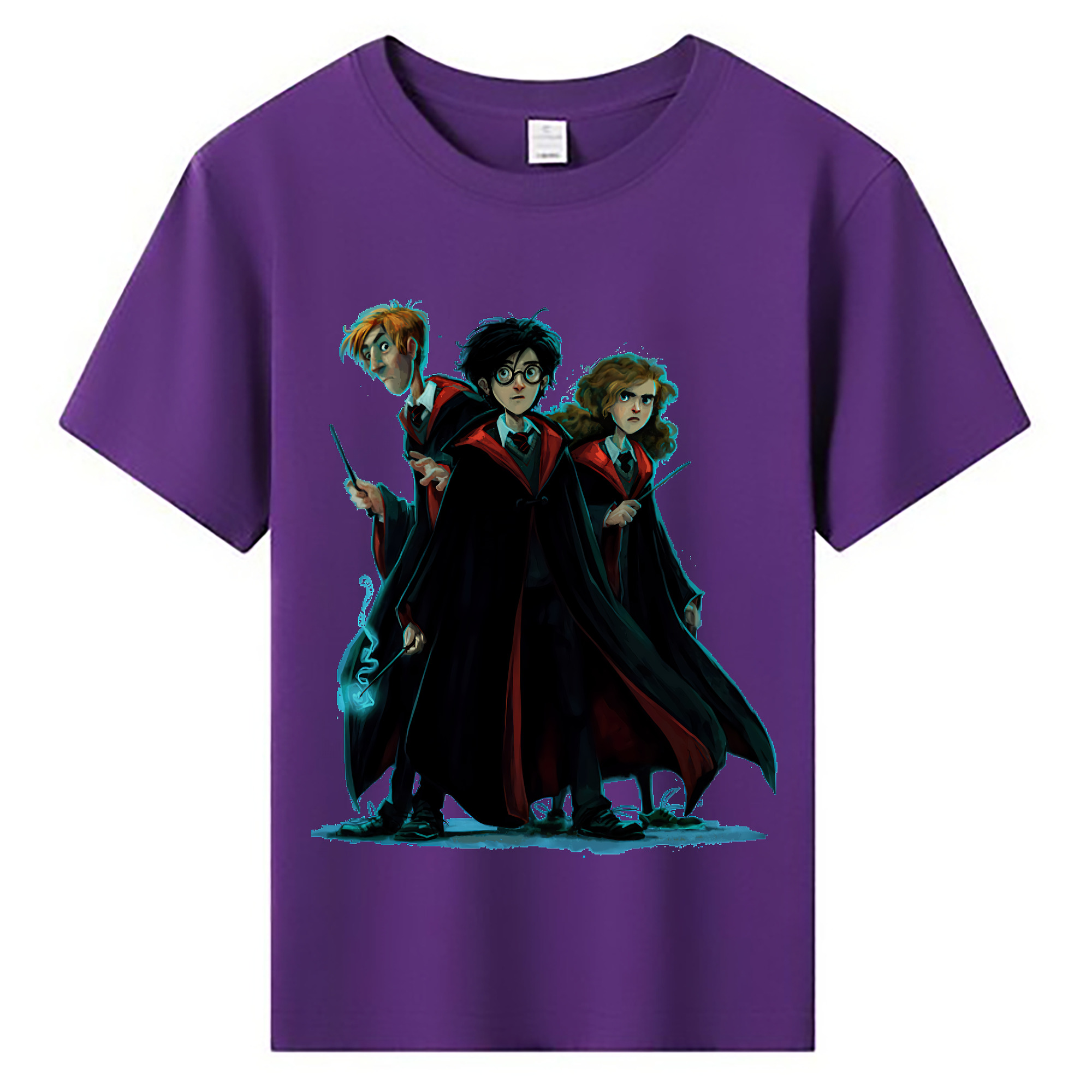 （画像用） Harry Potter ハリー・ポッターシリーズ 綿100％キッズTシャツ（フロントプリント）