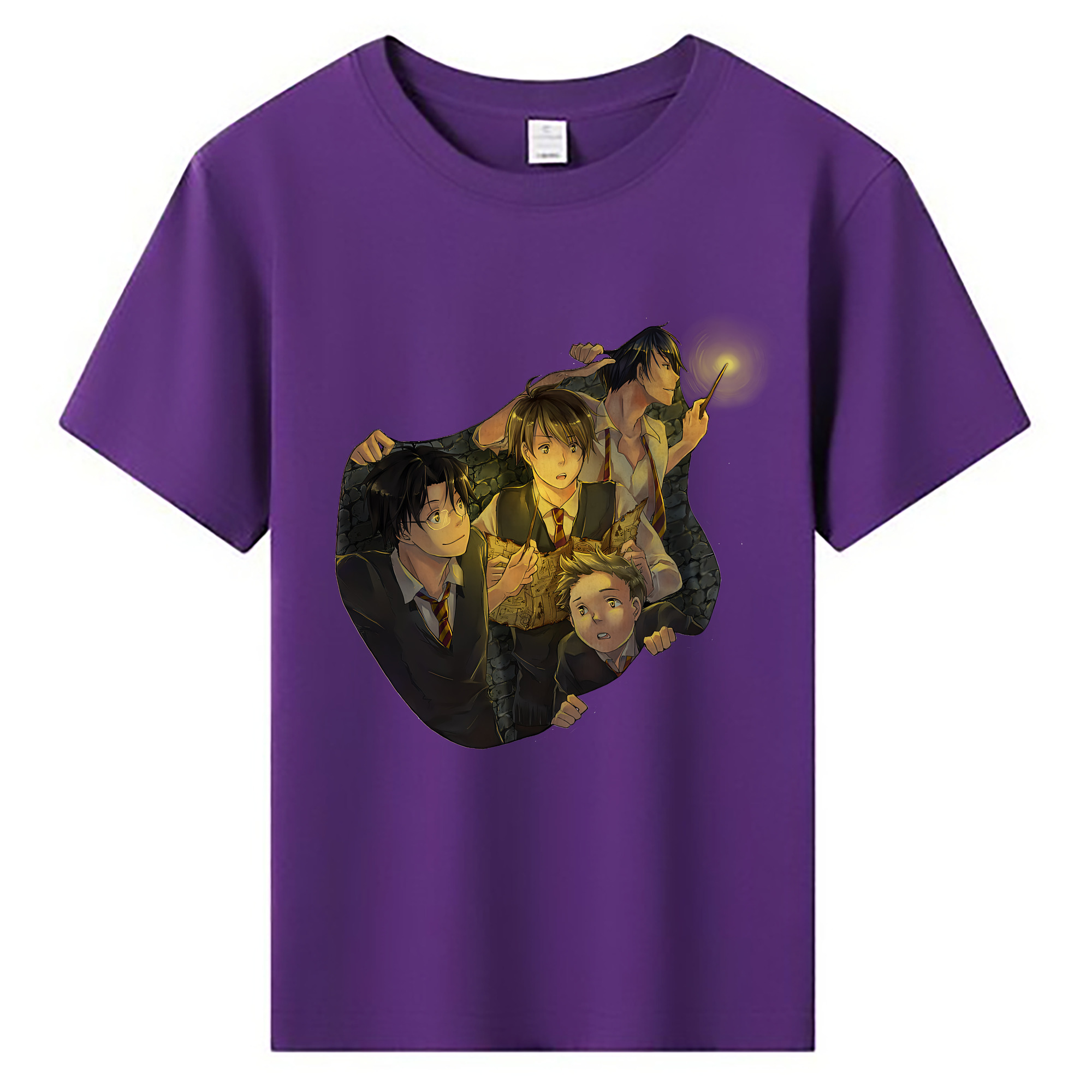 （画像用） Harry Potter ハリー・ポッターシリーズ 綿100％キッズTシャツ（フロントプリント）
