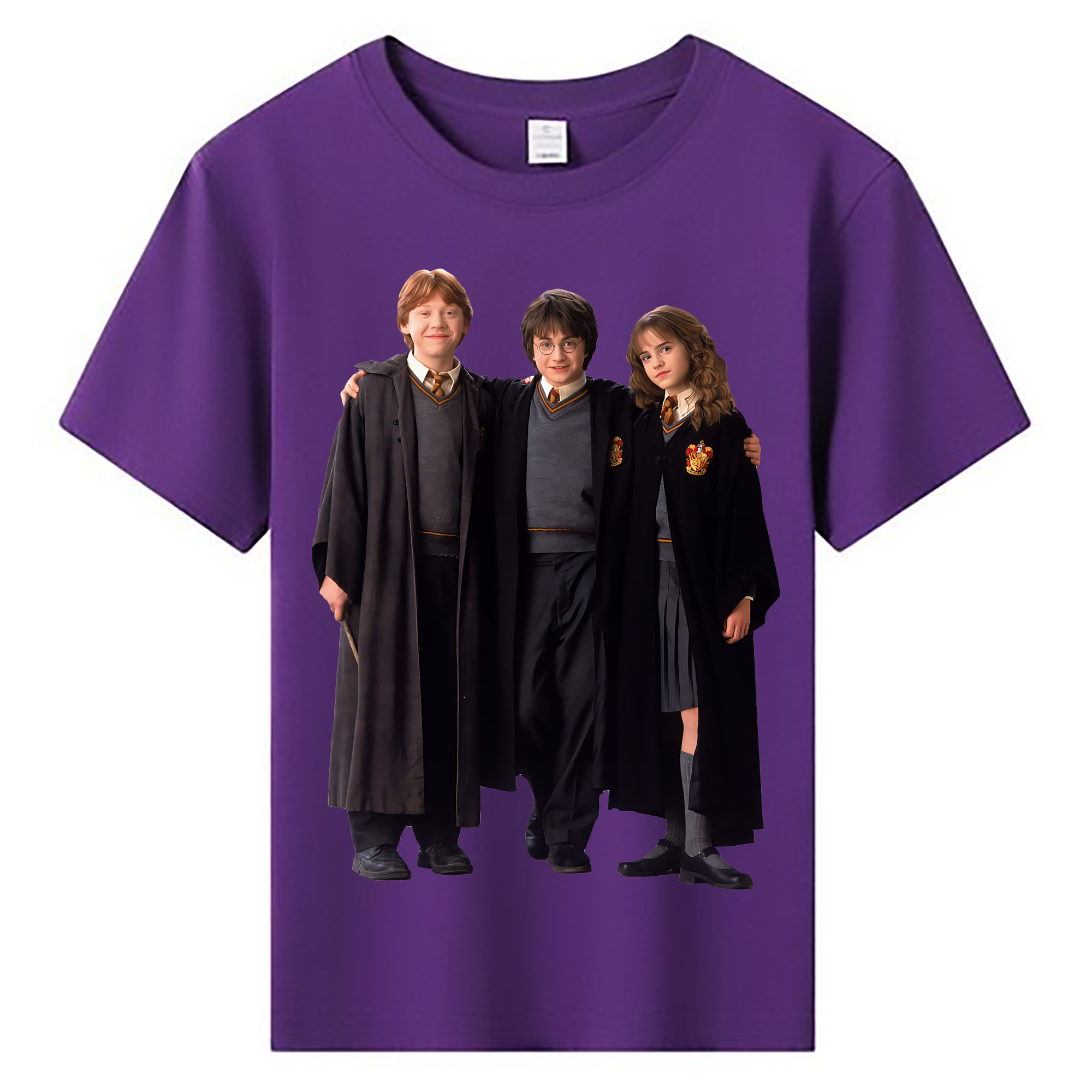 （画像用） Harry Potter ハリー・ポッターシリーズ 綿100％キッズTシャツ（フロントプリント）