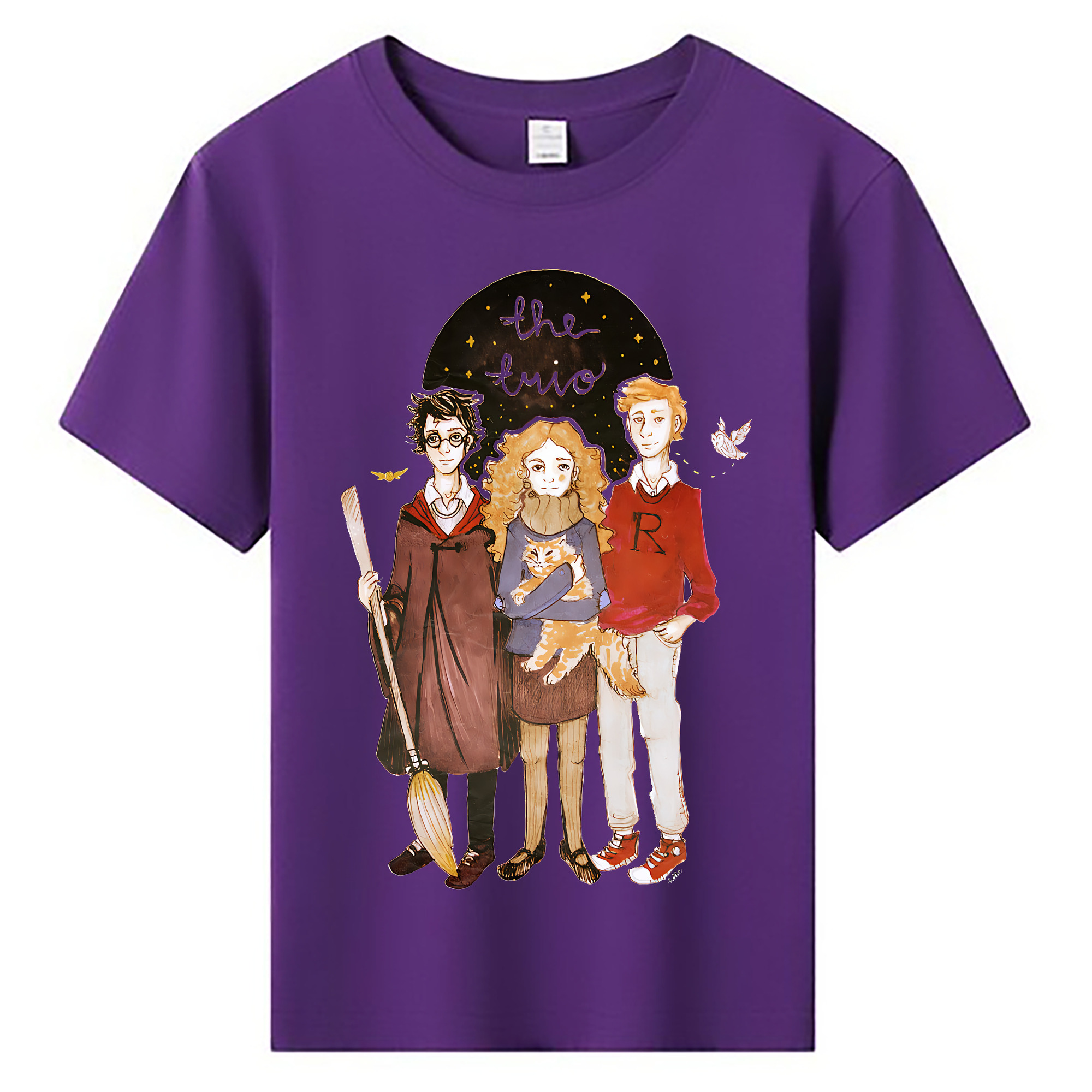（画像用） Harry Potter ハリー・ポッターシリーズ 綿100％キッズTシャツ（フロントプリント）