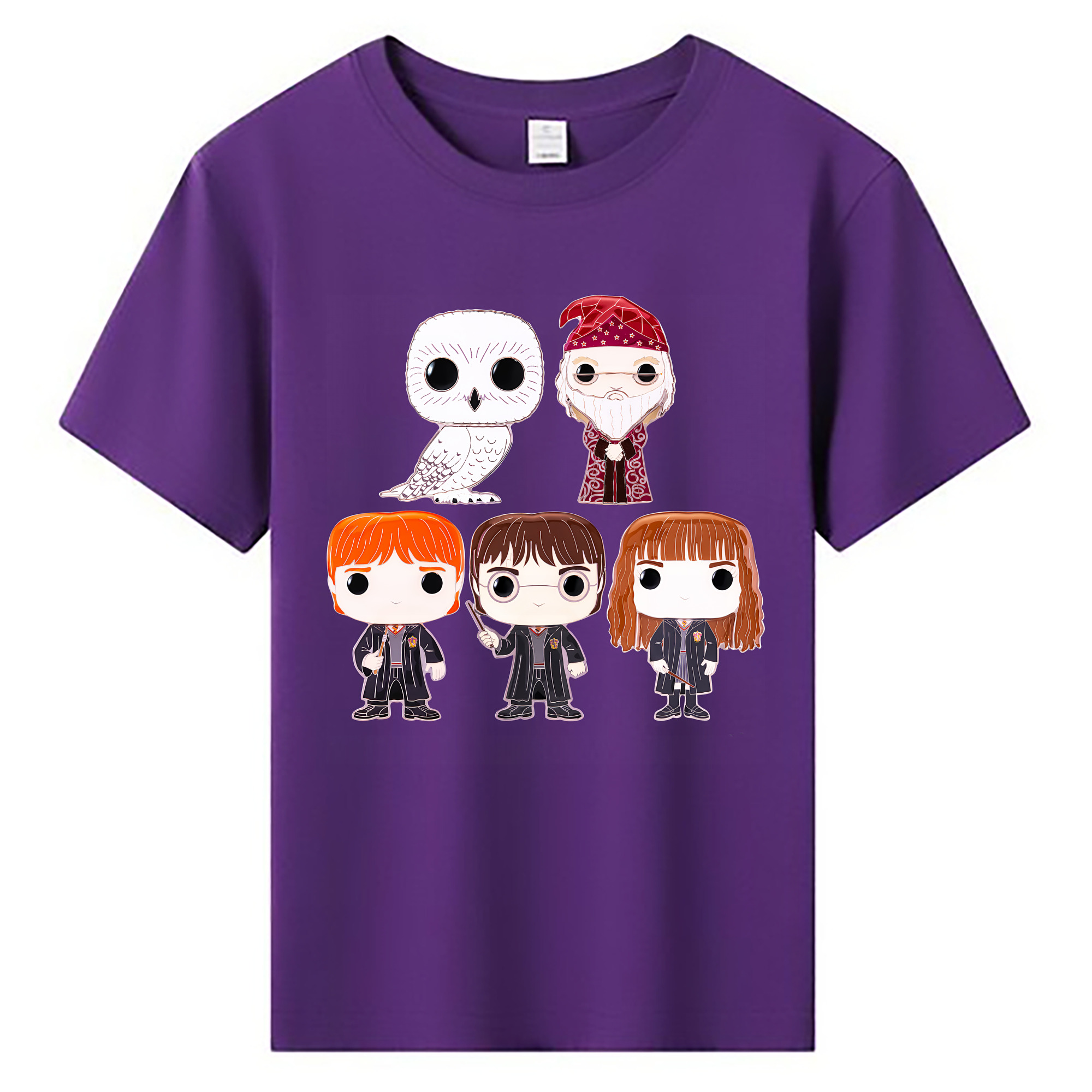 （画像用） Harry Potter ハリー・ポッターシリーズ 綿100％キッズTシャツ（フロントプリント）