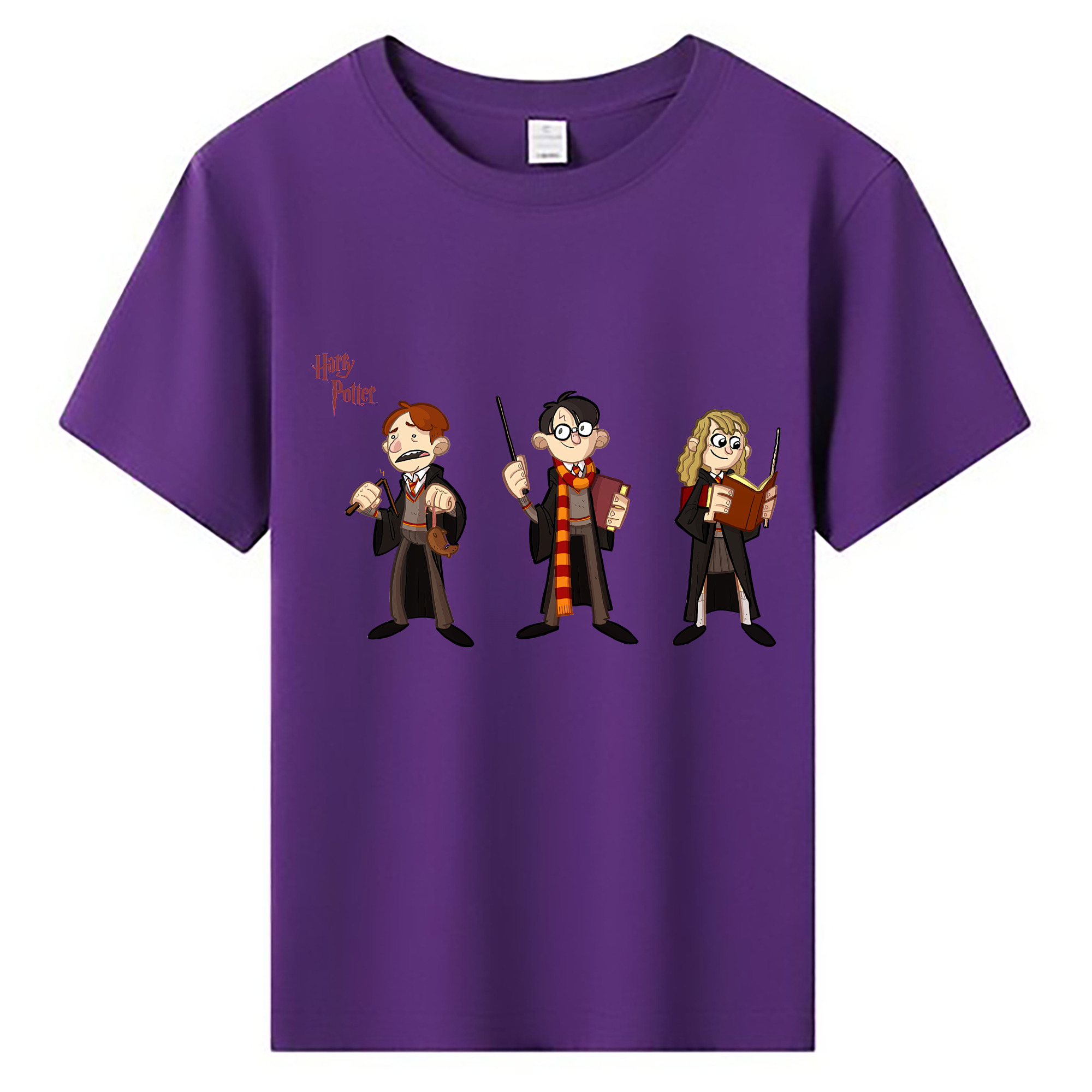 （画像用） Harry Potter ハリー・ポッターシリーズ 綿100％キッズTシャツ（フロントプリント）
