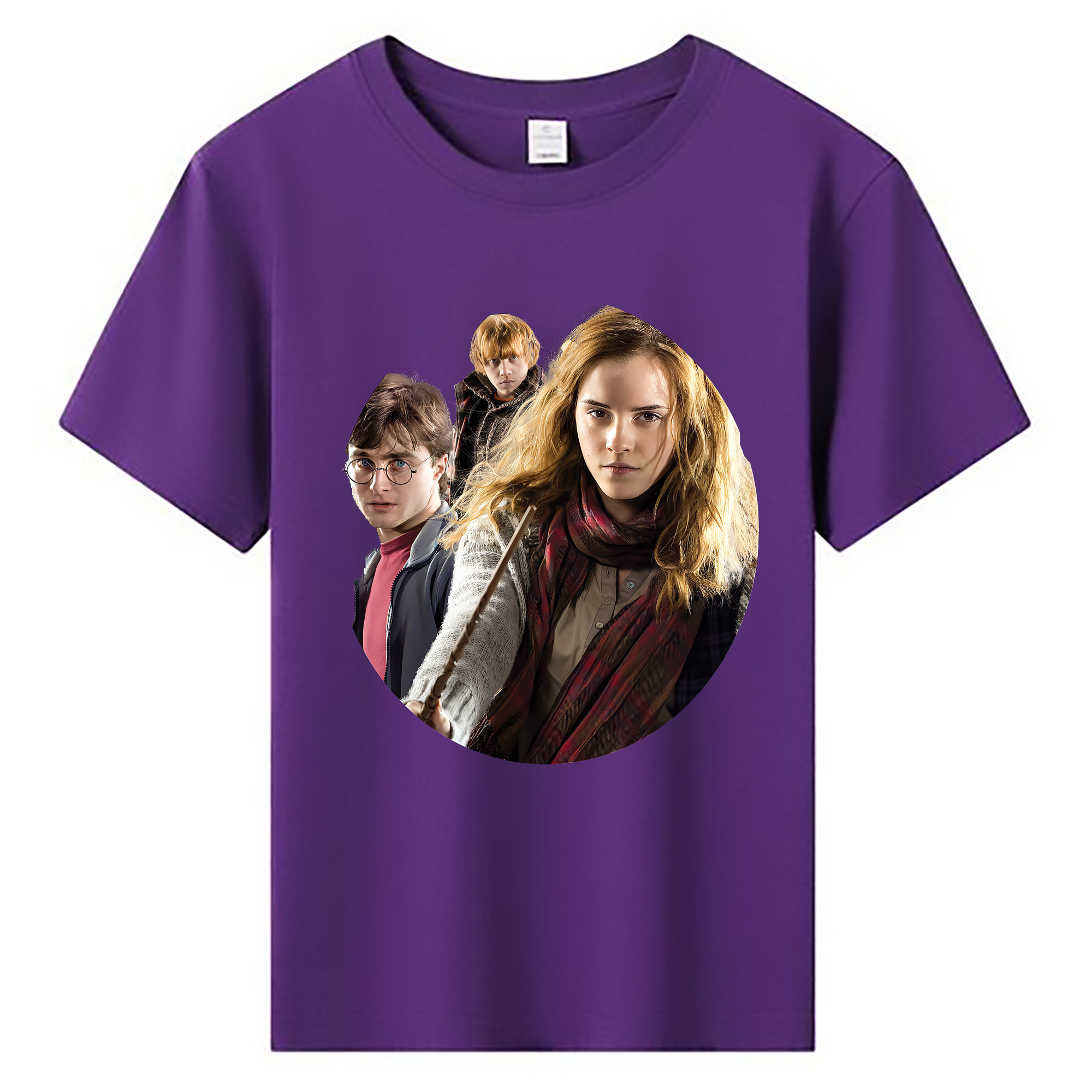 （画像用） Harry Potter ハリー・ポッターシリーズ 綿100％キッズTシャツ（フロントプリント）