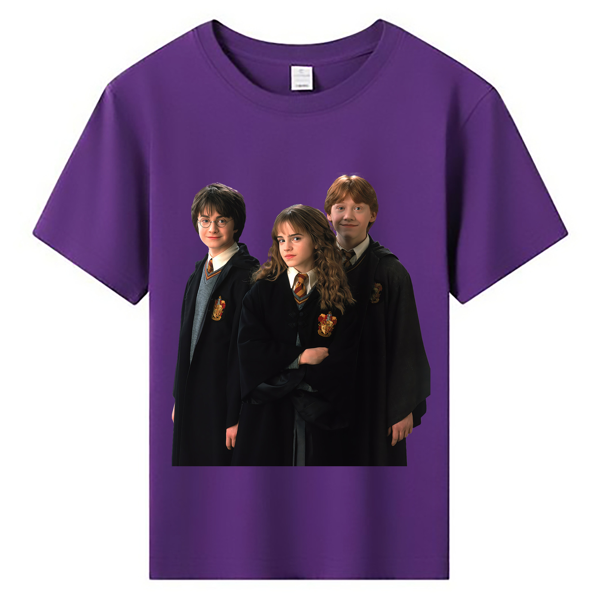 （画像用） Harry Potter ハリー・ポッターシリーズ 綿100％キッズTシャツ（フロントプリント）