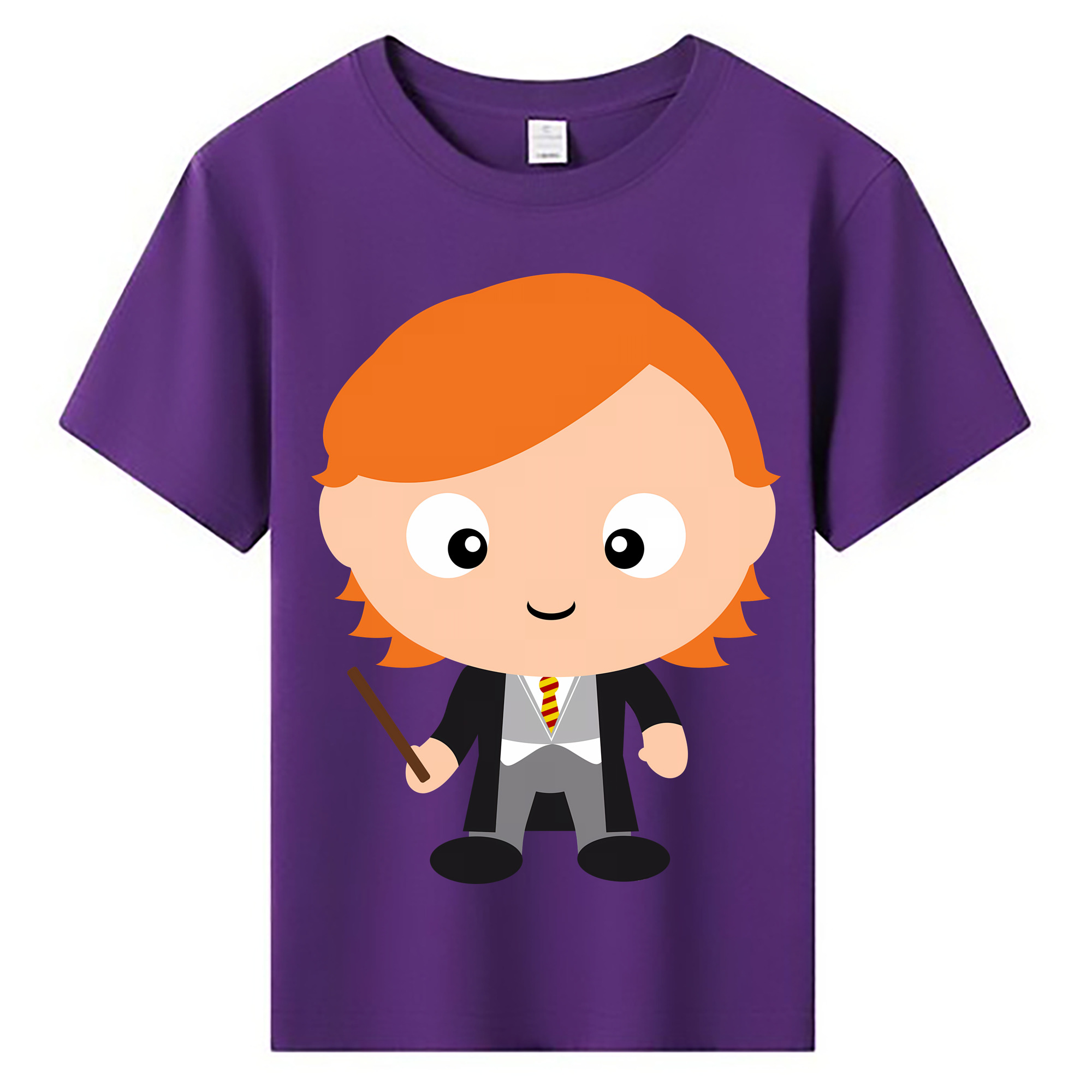 （画像用） Harry Potter ハリー・ポッターシリーズ 綿100％キッズTシャツ（フロントプリント）