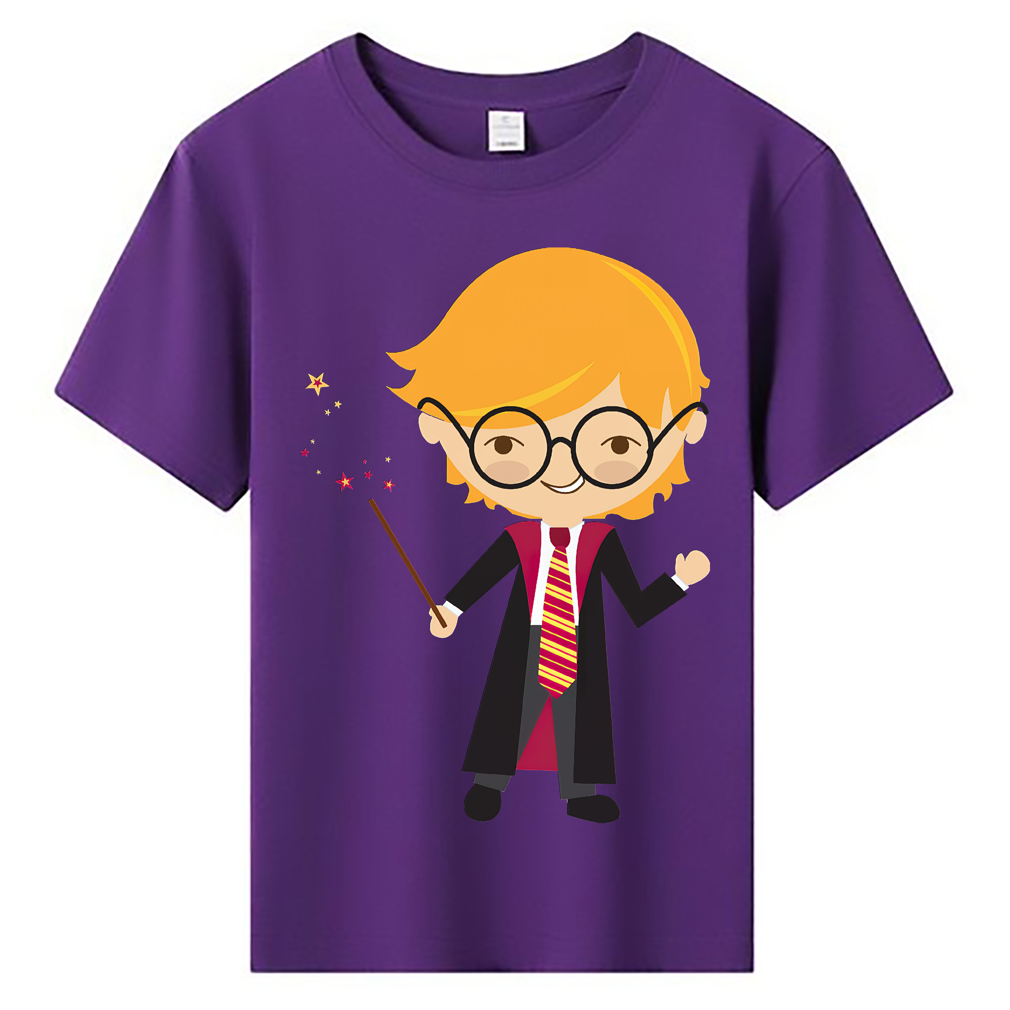 （画像用） Harry Potter ハリー・ポッターシリーズ 綿100％キッズTシャツ（フロントプリント）