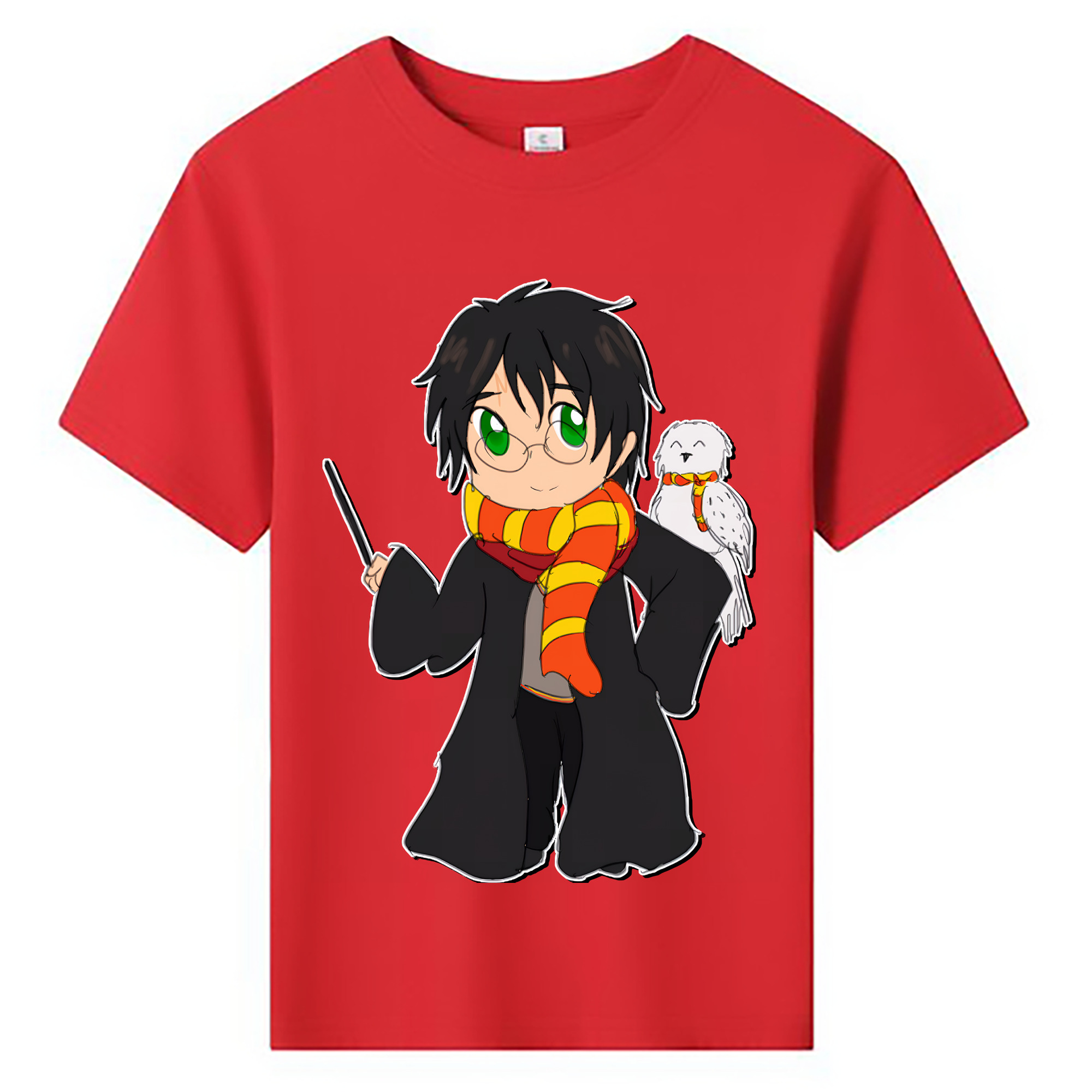 （画像用） Harry Potter ハリー・ポッターシリーズ 綿100％キッズTシャツ（フロントプリント）