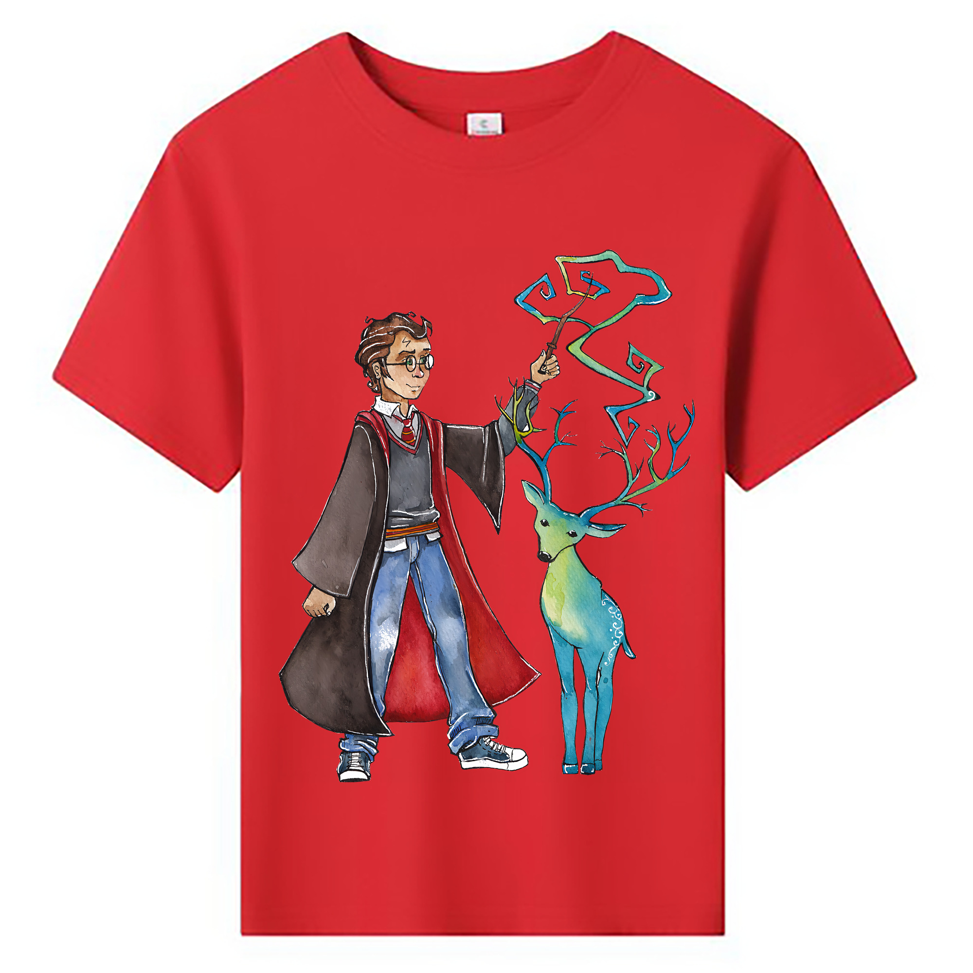（画像用） Harry Potter ハリー・ポッターシリーズ 綿100％キッズTシャツ（フロントプリント）
