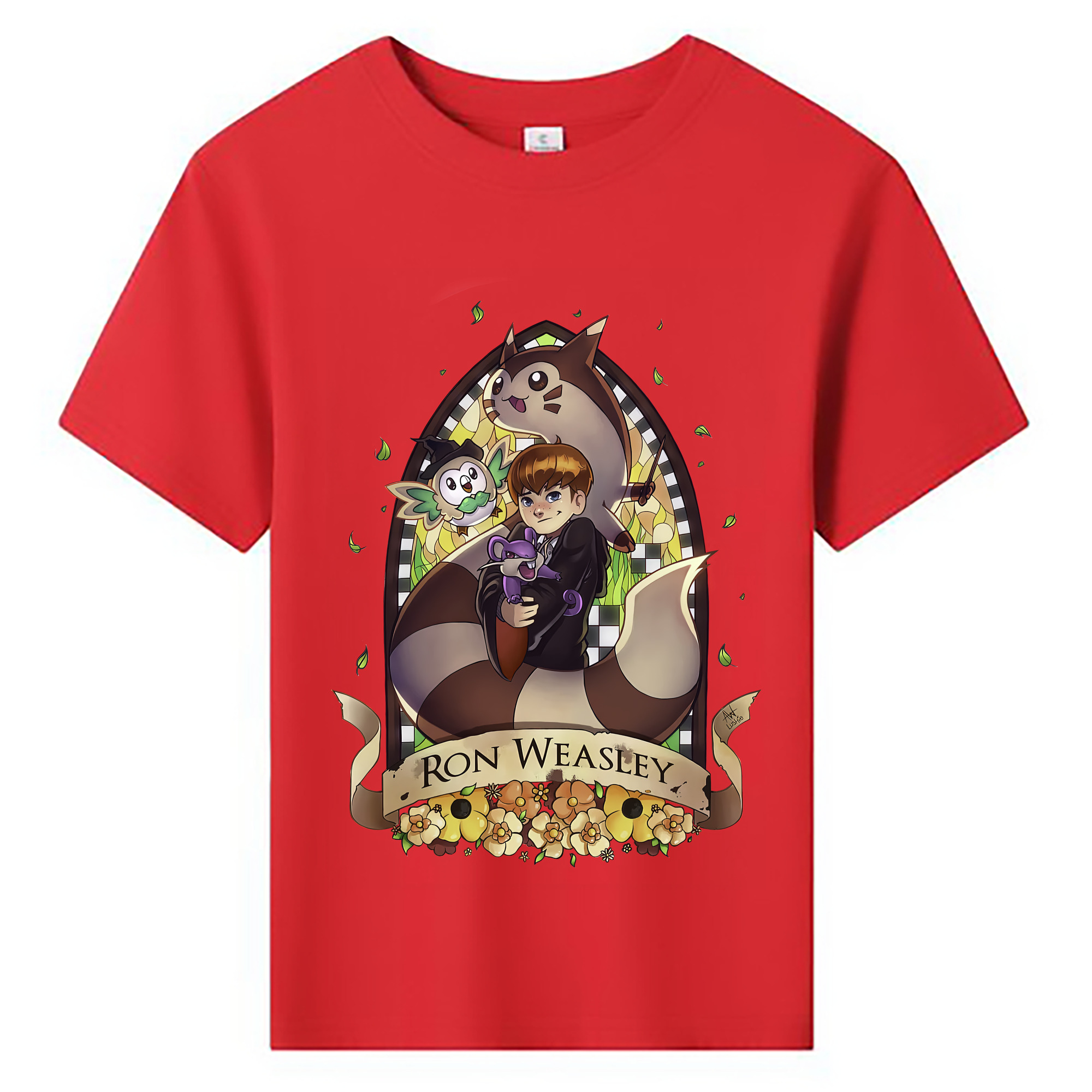 （画像用） Harry Potter ハリー・ポッターシリーズ 綿100％キッズTシャツ（フロントプリント）