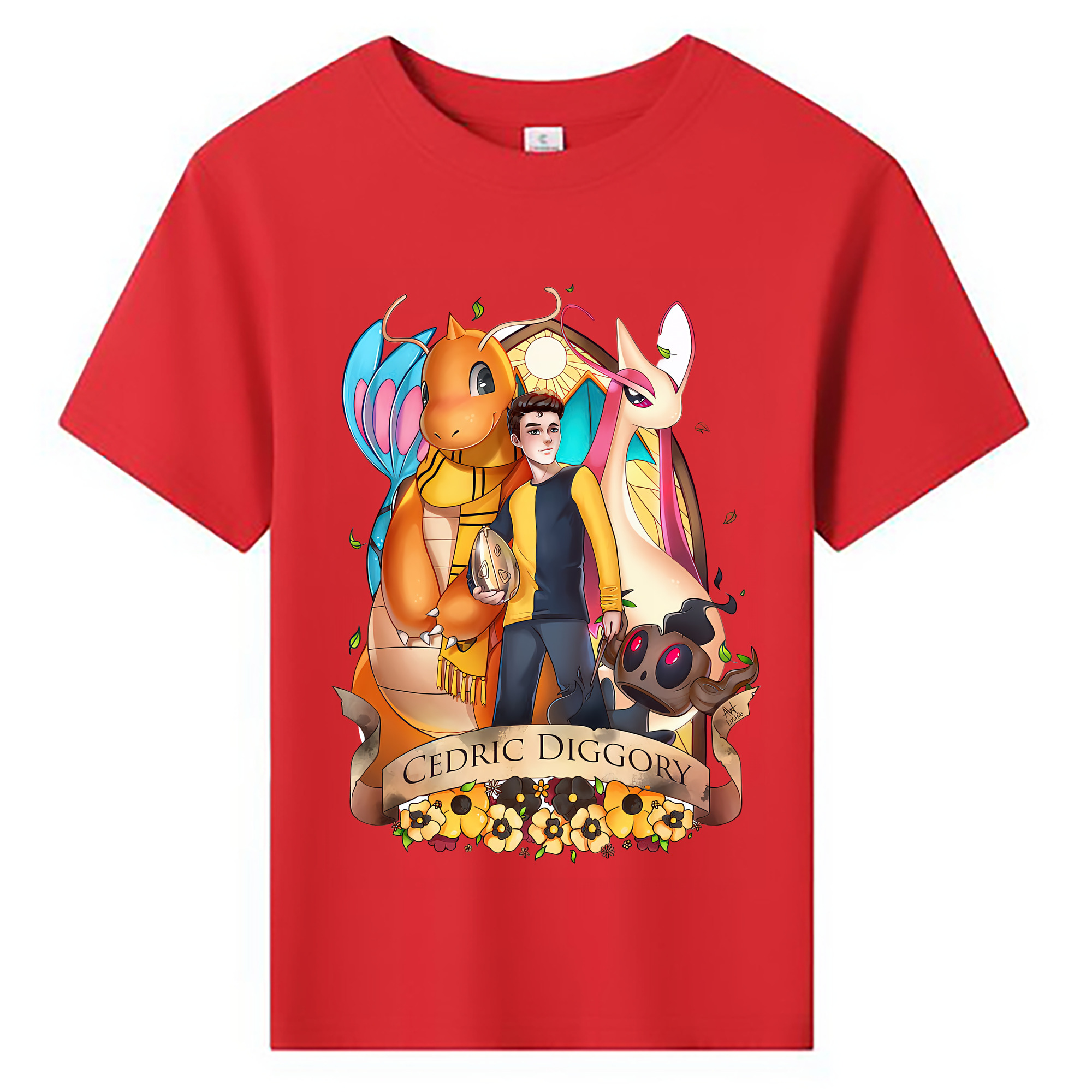 （画像用） Harry Potter ハリー・ポッターシリーズ 綿100％キッズTシャツ（フロントプリント）