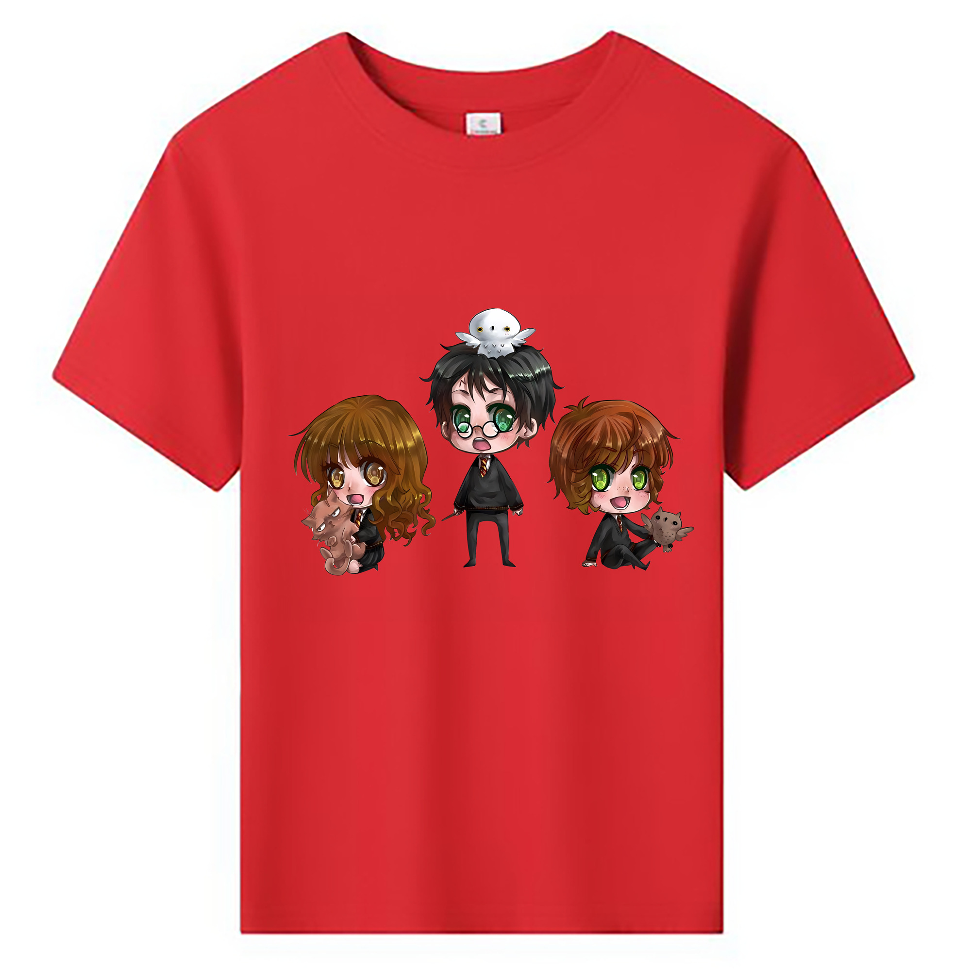 （画像用） Harry Potter ハリー・ポッターシリーズ 綿100％キッズTシャツ（フロントプリント）