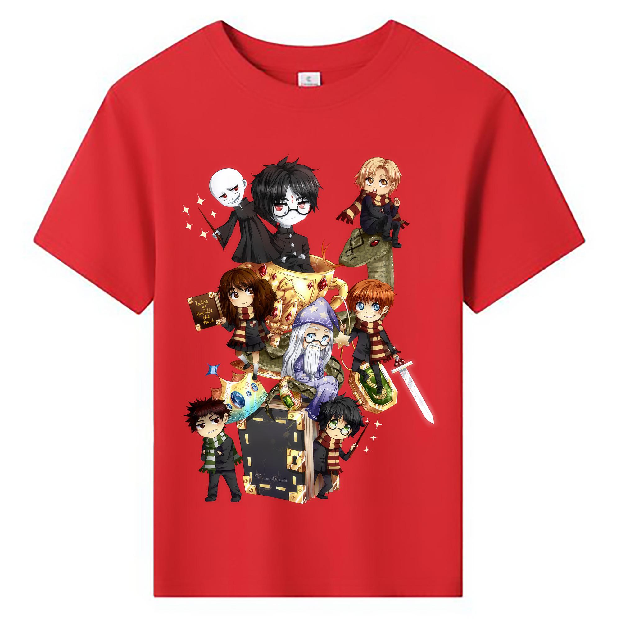 （画像用） Harry Potter ハリー・ポッターシリーズ 綿100％キッズTシャツ（フロントプリント）