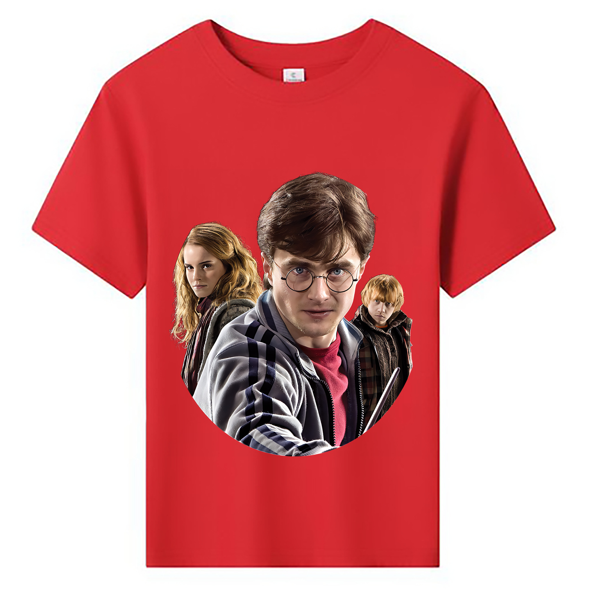 （画像用） Harry Potter ハリー・ポッターシリーズ 綿100％キッズTシャツ（フロントプリント）