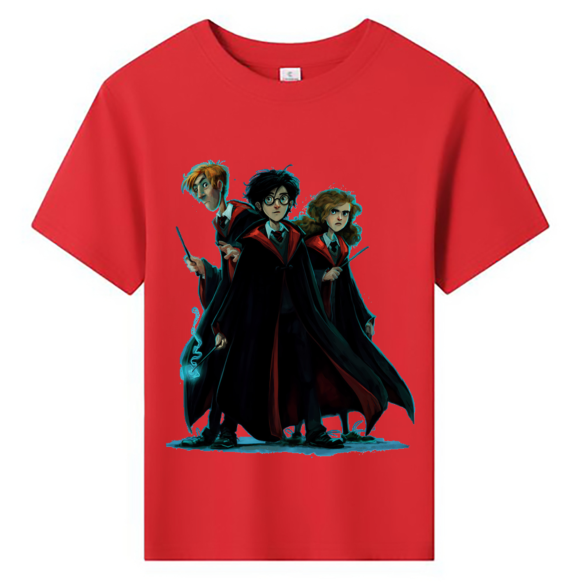 （画像用） Harry Potter ハリー・ポッターシリーズ 綿100％キッズTシャツ（フロントプリント）