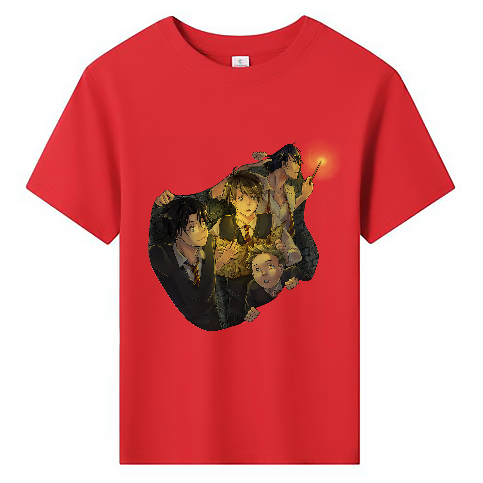 （画像用） Harry Potter ハリー・ポッターシリーズ 綿100％キッズTシャツ（フロントプリント）