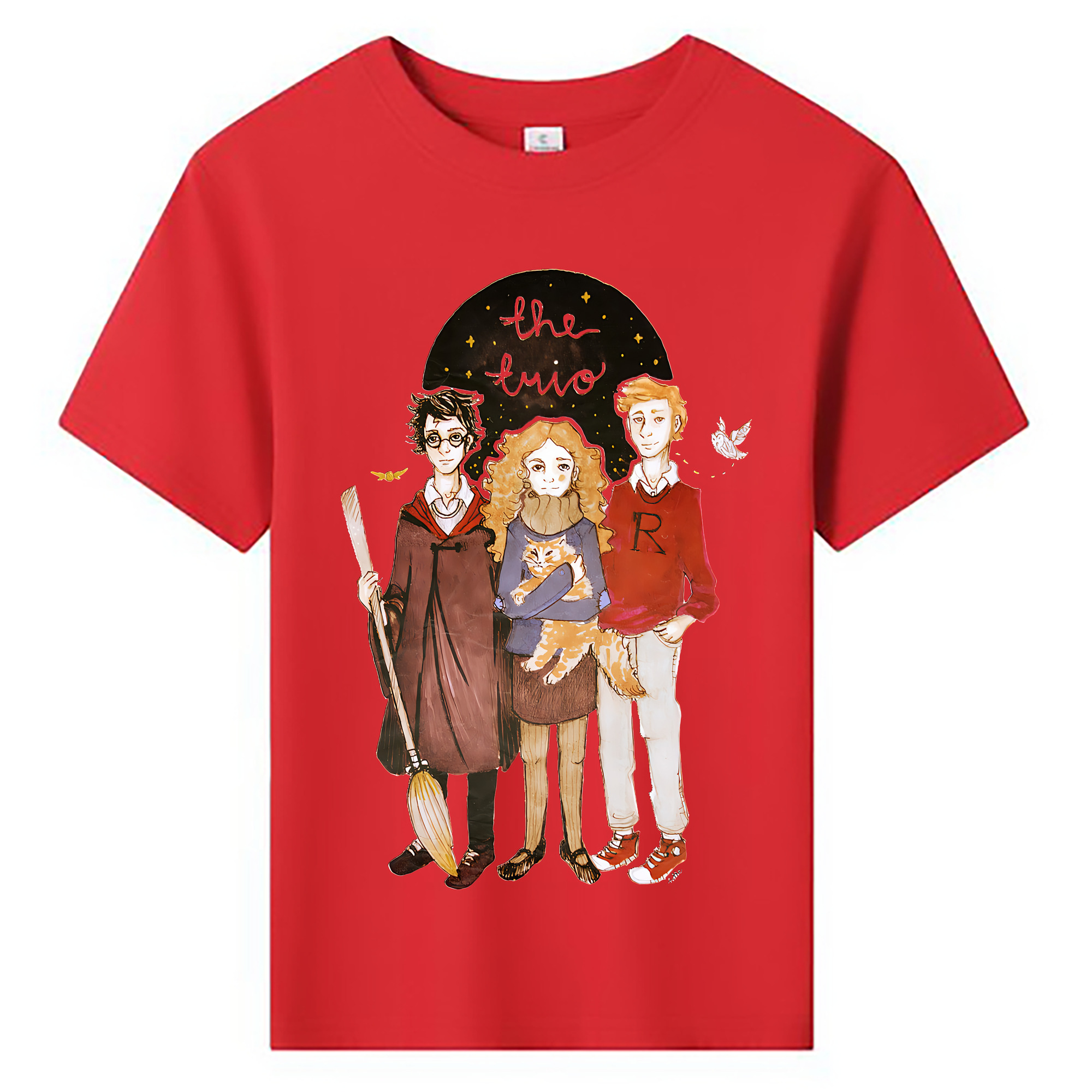 （画像用） Harry Potter ハリー・ポッターシリーズ 綿100％キッズTシャツ（フロントプリント）