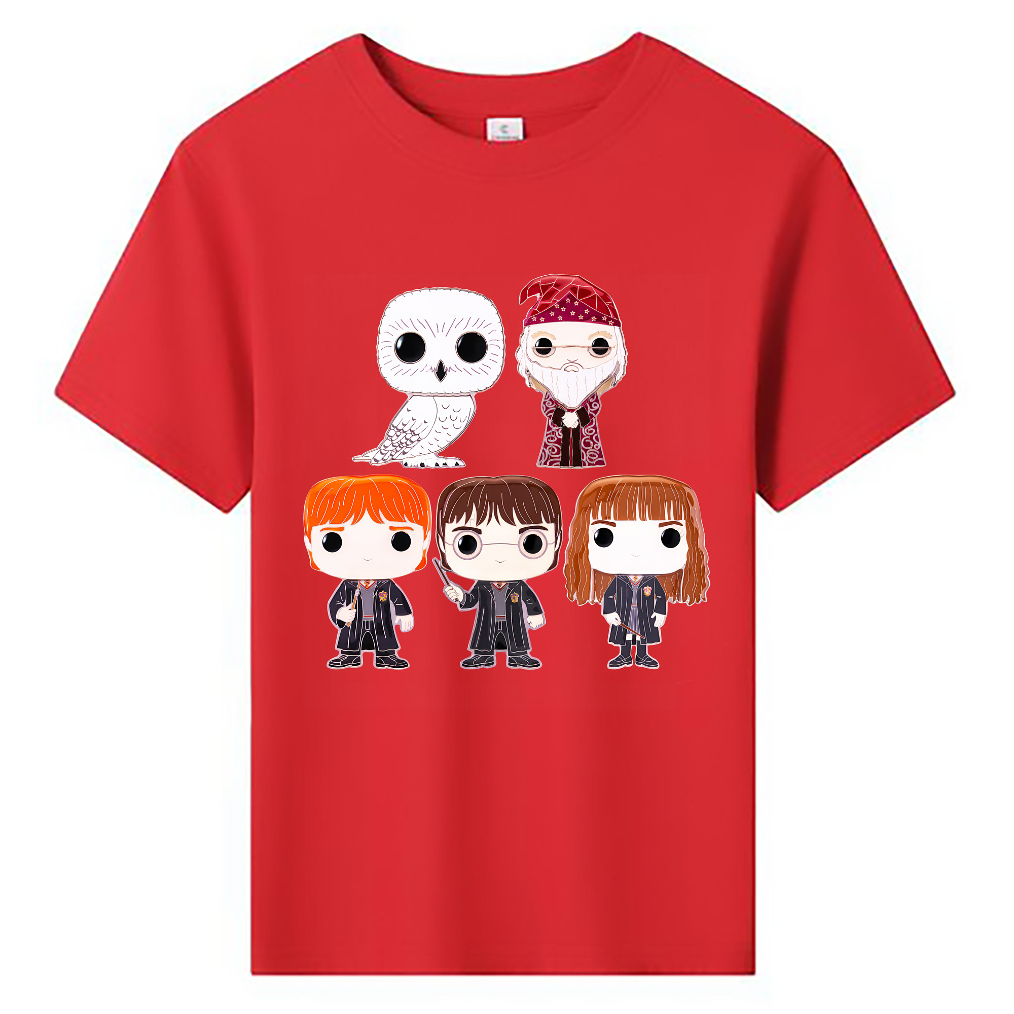 （画像用） Harry Potter ハリー・ポッターシリーズ 綿100％キッズTシャツ（フロントプリント）