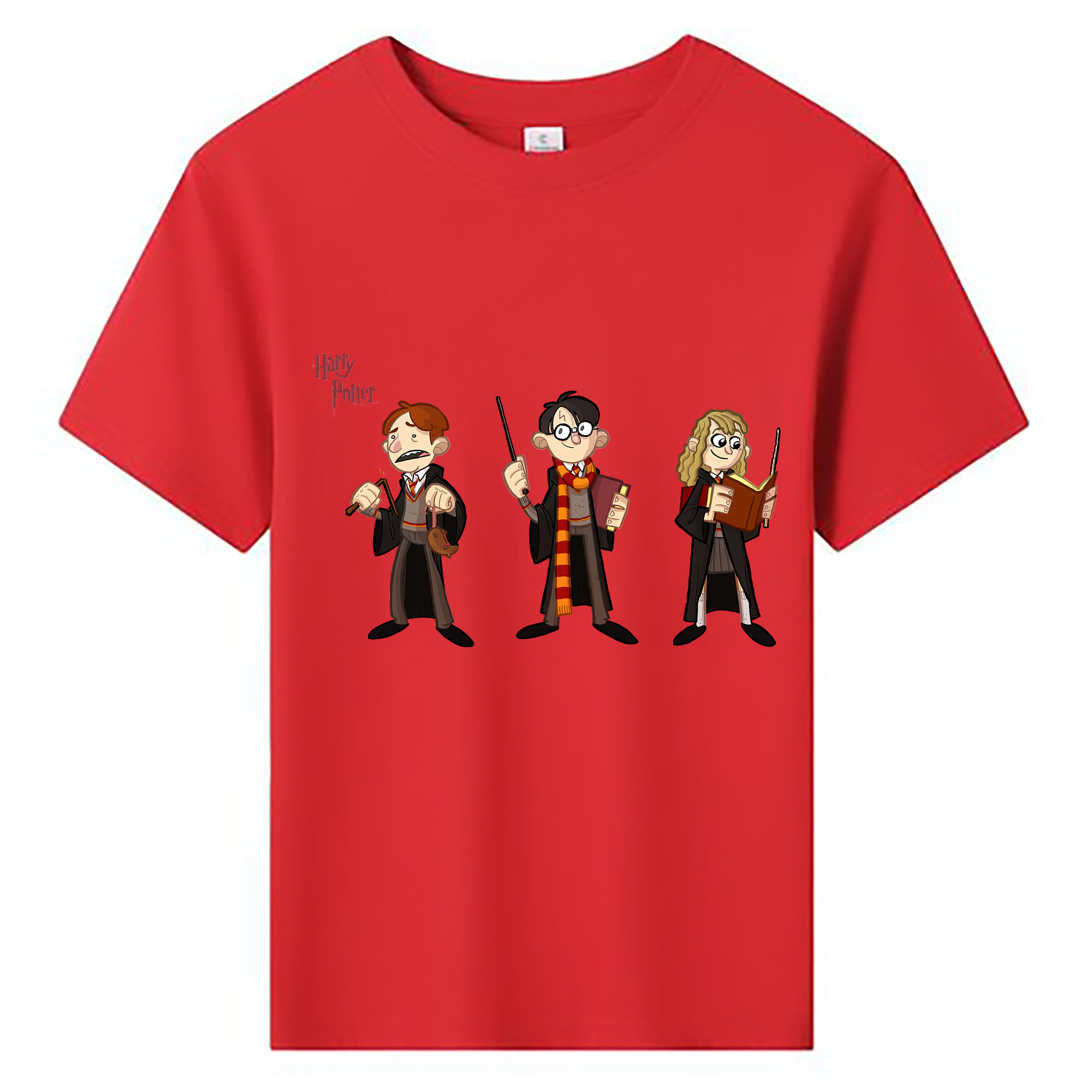（画像用） Harry Potter ハリー・ポッターシリーズ 綿100％キッズTシャツ（フロントプリント）
