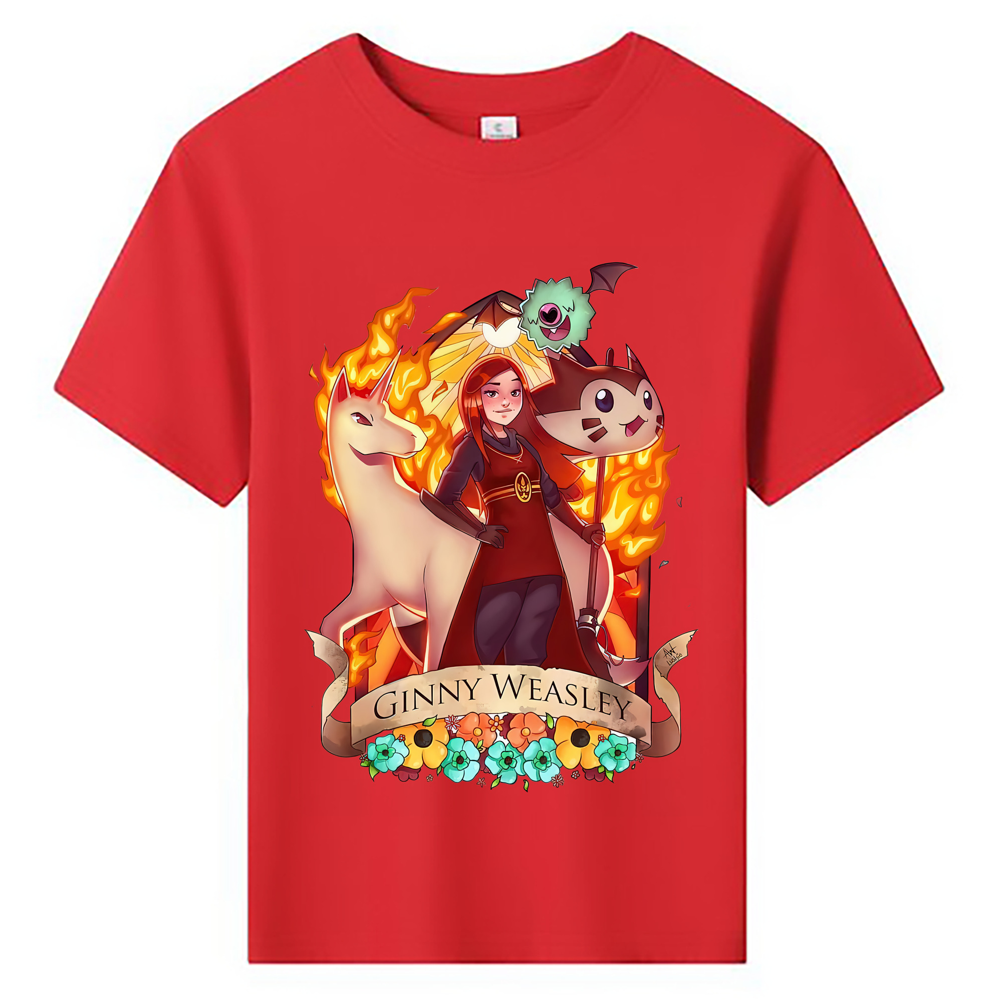 （画像用） Harry Potter ハリー・ポッターシリーズ 綿100％キッズTシャツ（フロントプリント）