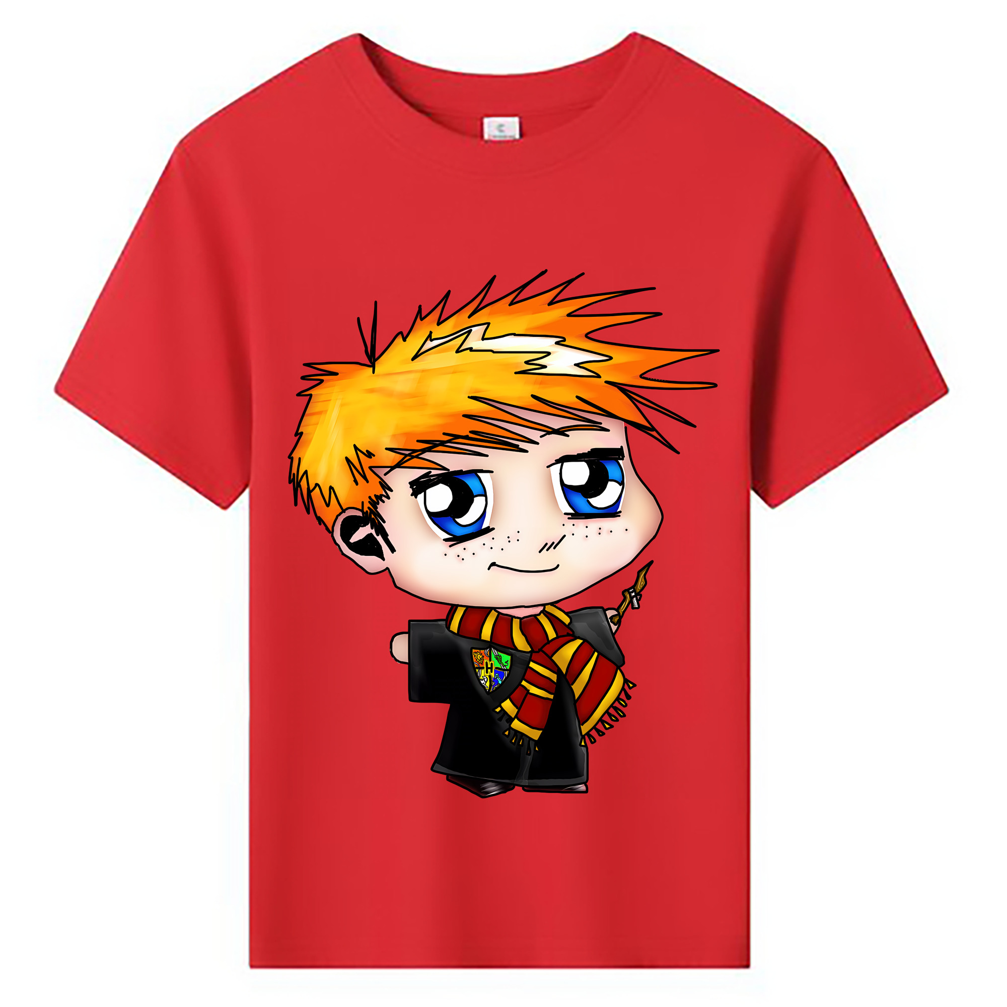 （画像用） Harry Potter ハリー・ポッターシリーズ 綿100％キッズTシャツ（フロントプリント）