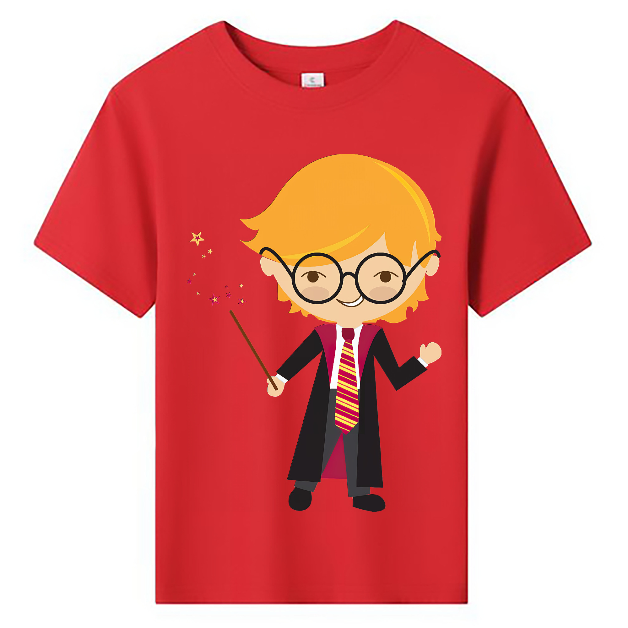 （画像用） Harry Potter ハリー・ポッターシリーズ 綿100％キッズTシャツ（フロントプリント）