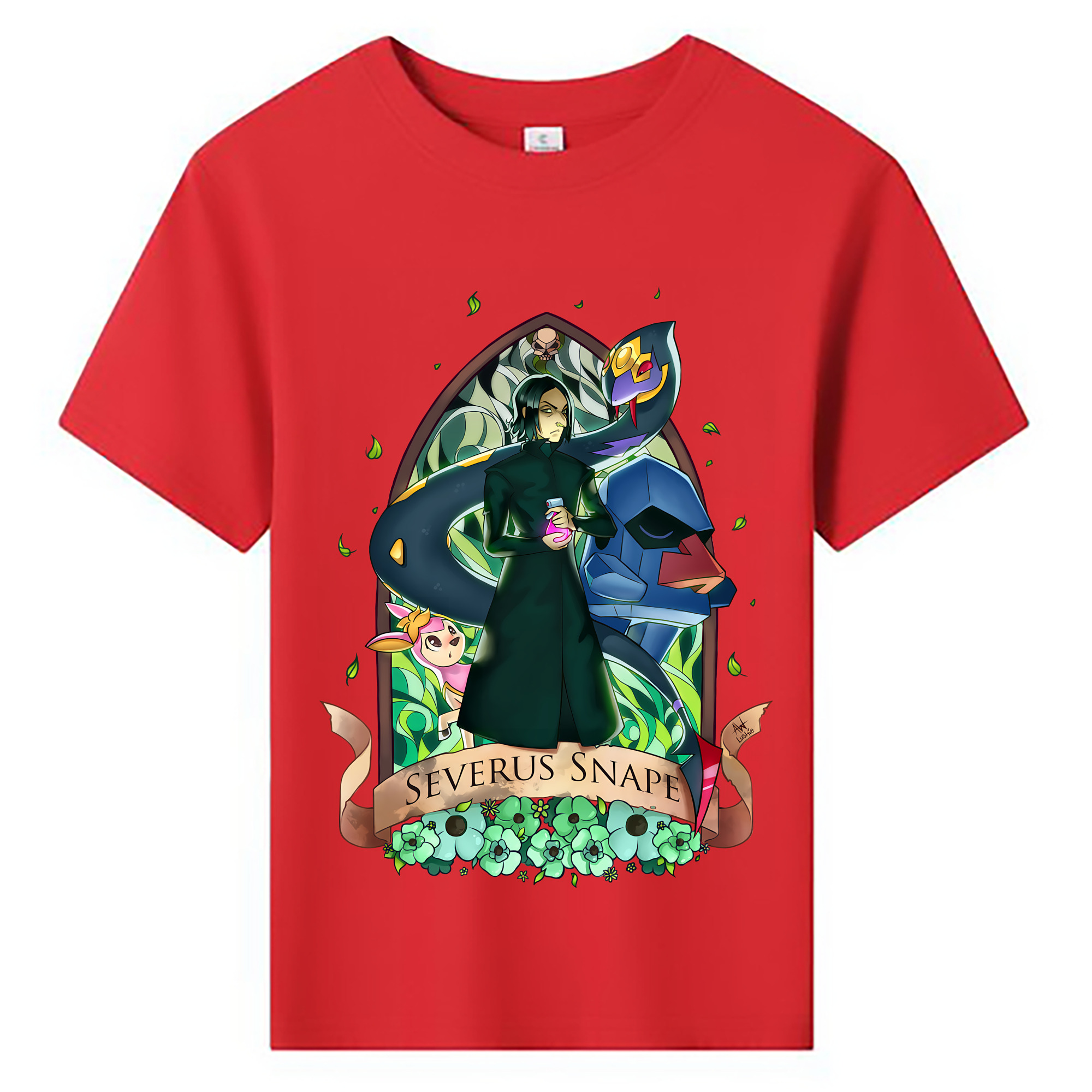 （画像用） Harry Potter ハリー・ポッターシリーズ 綿100％キッズTシャツ（フロントプリント）