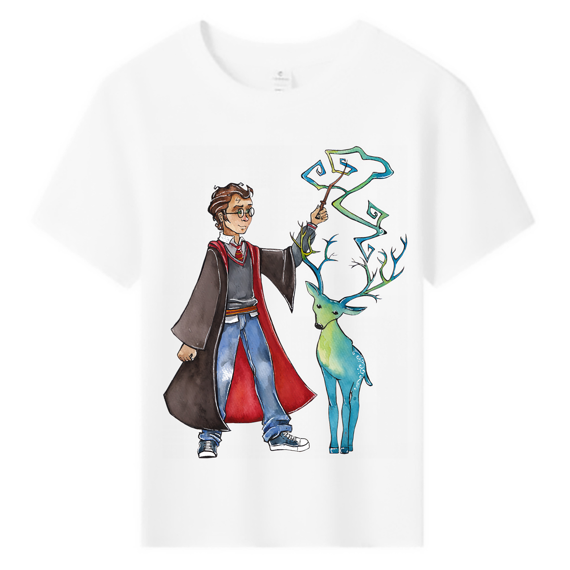 （画像用） Harry Potter ハリー・ポッターシリーズ 綿100％キッズTシャツ（フロントプリント）