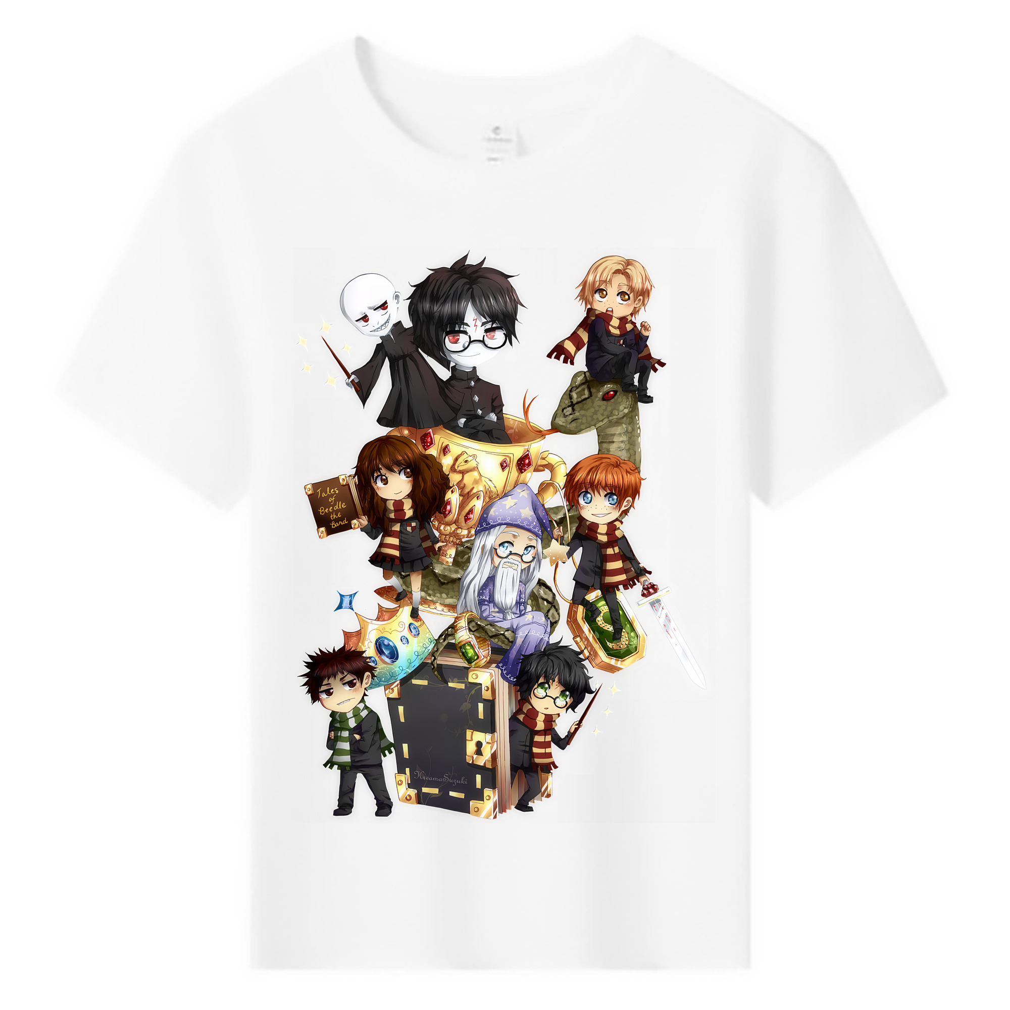 （画像用） Harry Potter ハリー・ポッターシリーズ 綿100％キッズTシャツ（フロントプリント）
