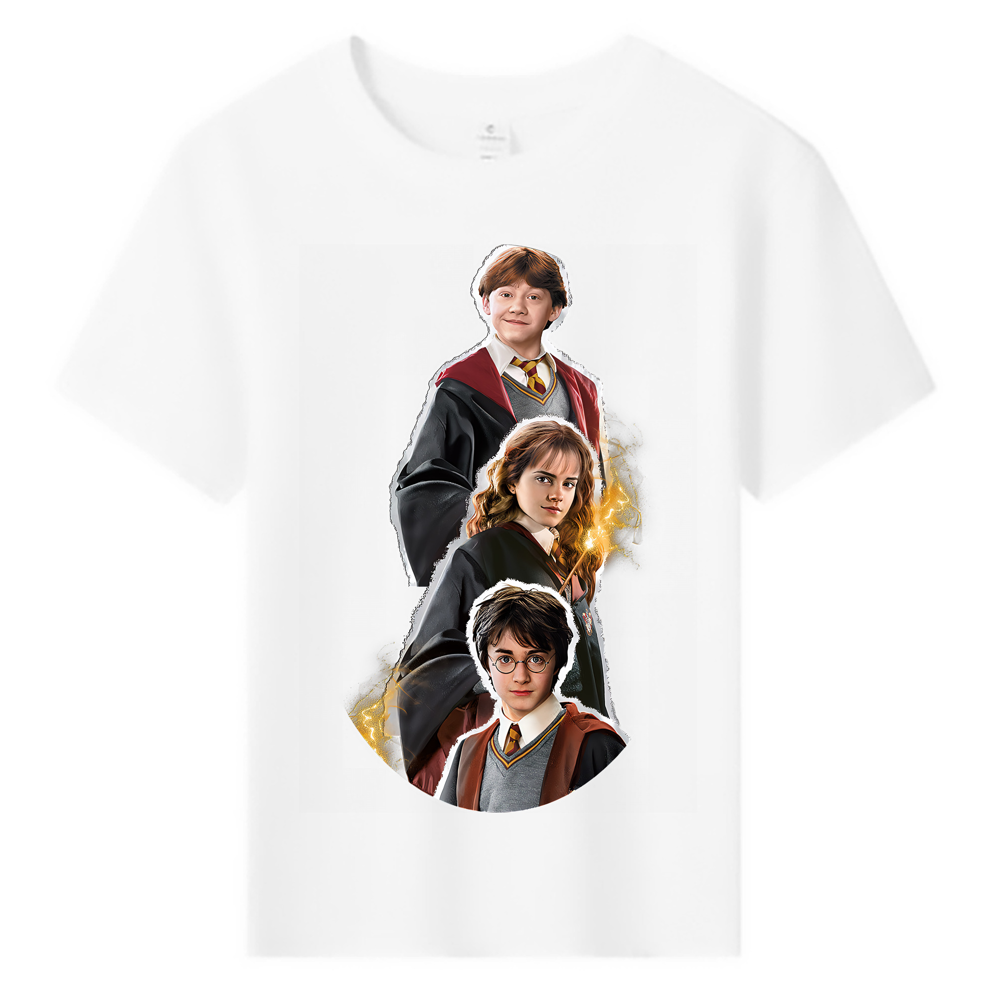 （画像用） Harry Potter ハリー・ポッターシリーズ 綿100％キッズTシャツ（フロントプリント）