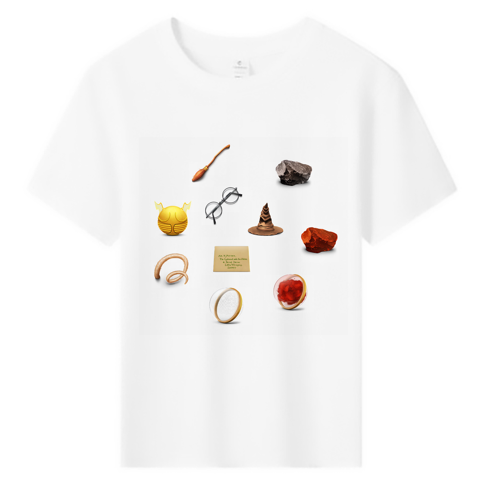 （画像用） Harry Potter ハリー・ポッターシリーズ 綿100％キッズTシャツ（フロントプリント）