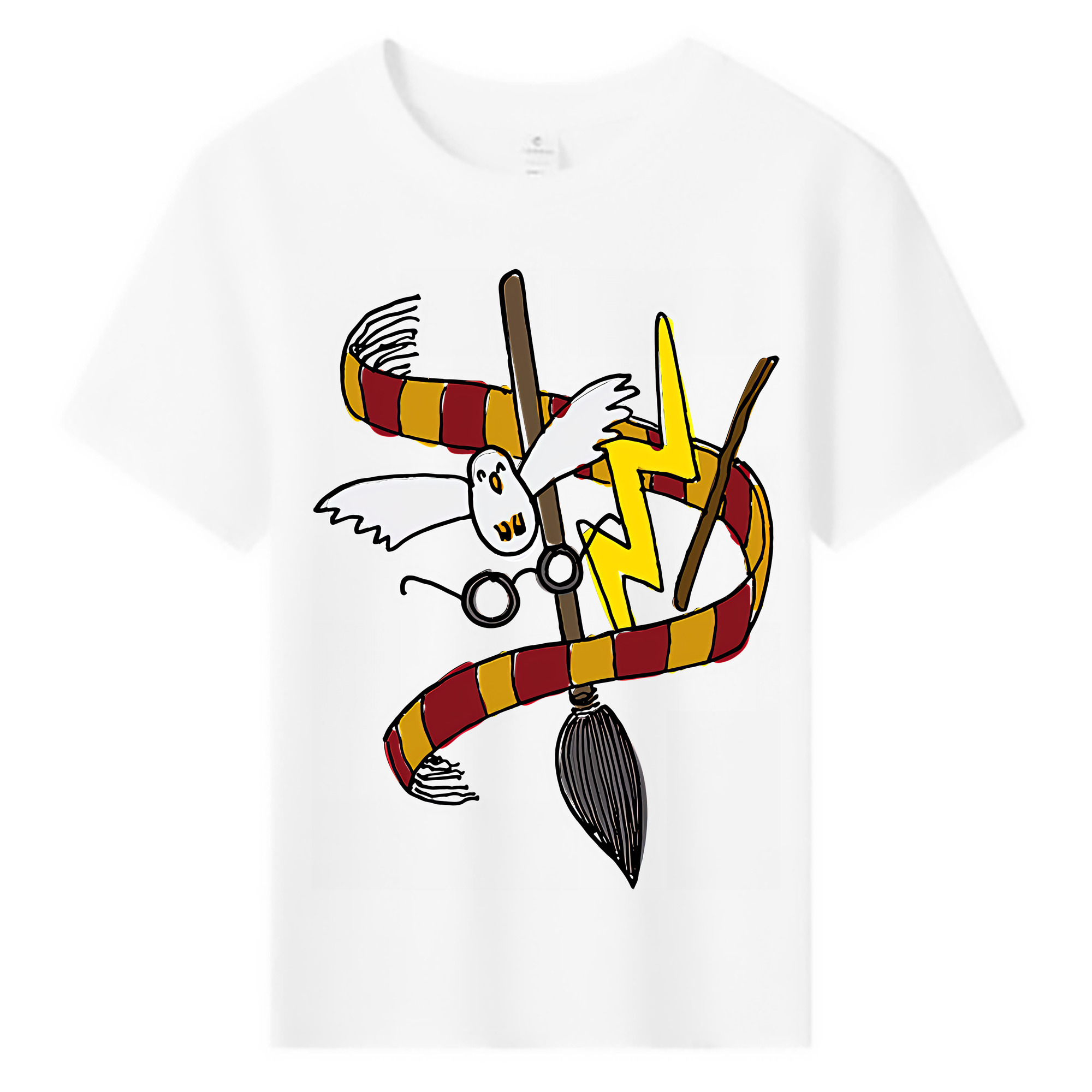 （画像用） Harry Potter ハリー・ポッターシリーズ 綿100％キッズTシャツ（フロントプリント）